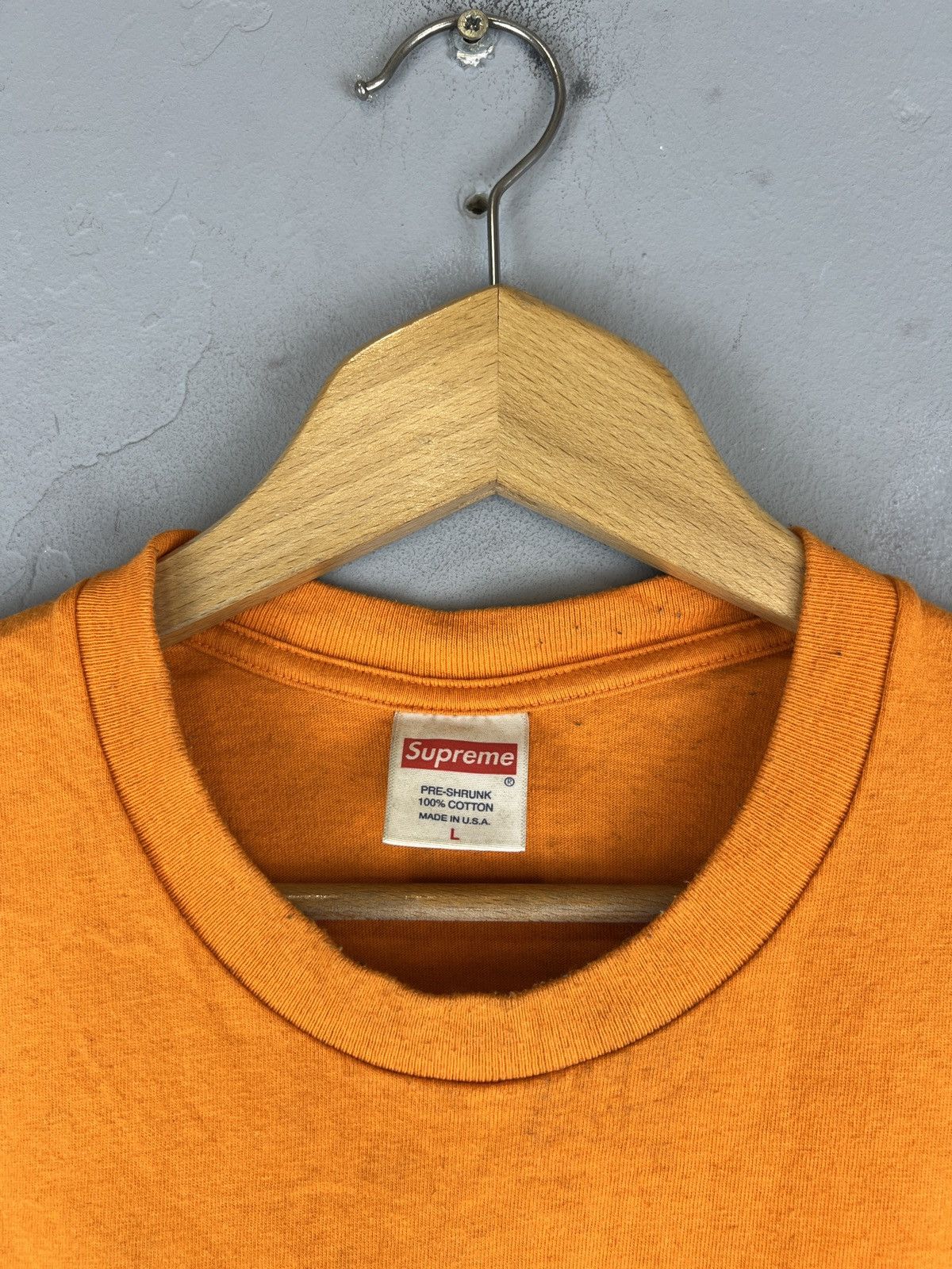 Other Supreme Orange Crash💥 T shirt L size Formula Y2K Size US L / EU 52-54 / 3 - 3 Thumbnail