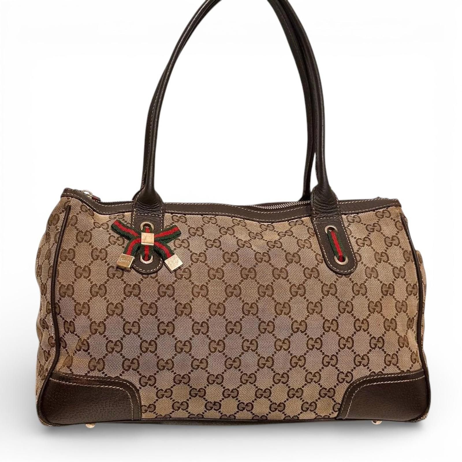 Gucci Gucci - Classic Chique Canvas Tote Handbag Size ONE SIZE - 2 Thumbnail