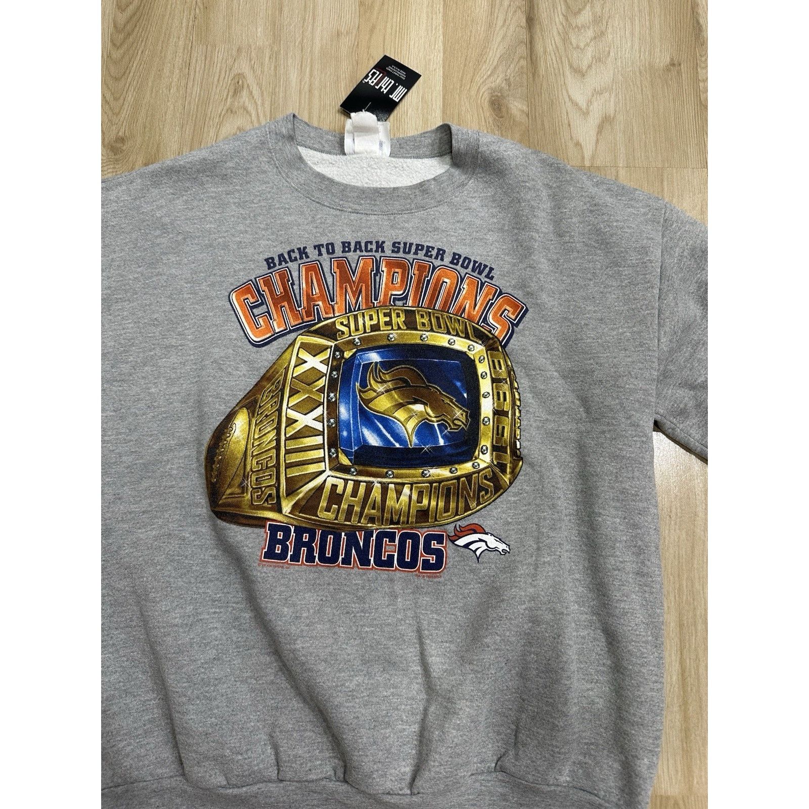 CSA Vintage Denver Broncos Crewneck XL Super Bowl Ring Size US XL / EU 56 / 4 - 2 Thumbnail