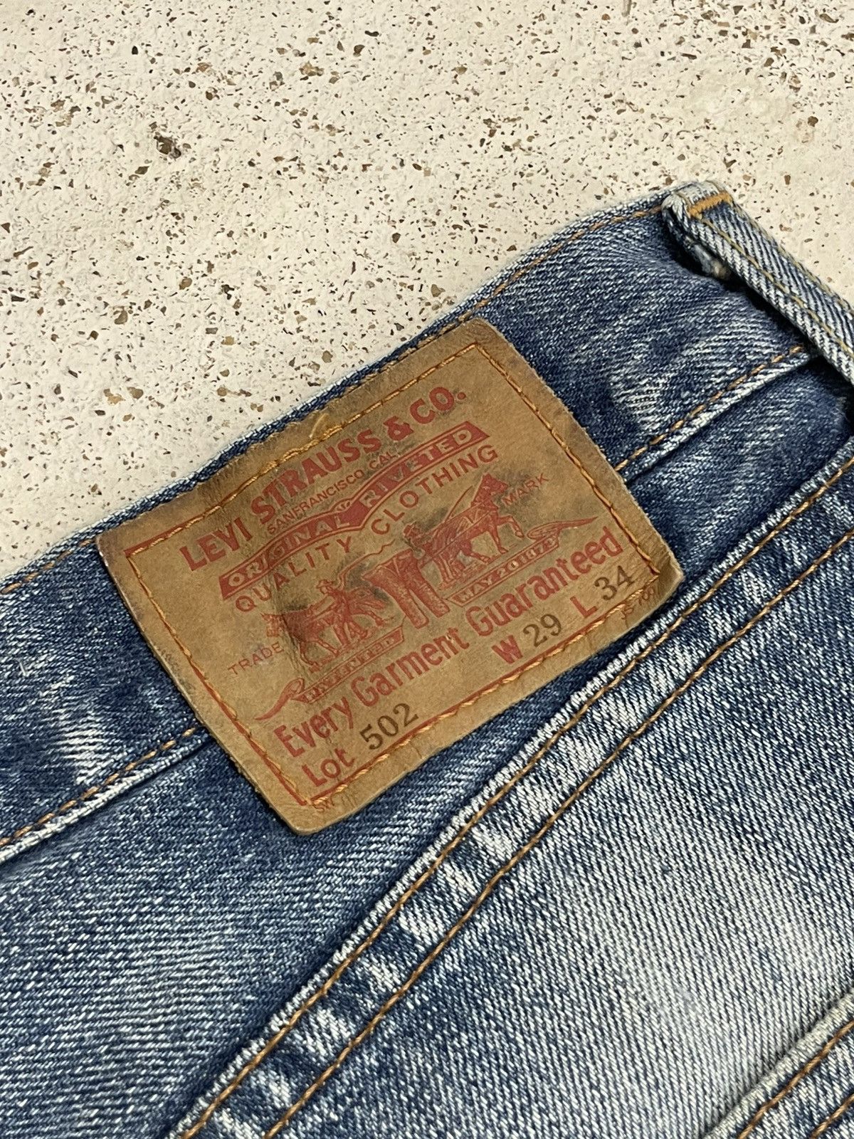 Levi's × Vintage Levis 502 Vintage Japan Button Lightwash Zipfly Size US 29 - 12 Thumbnail