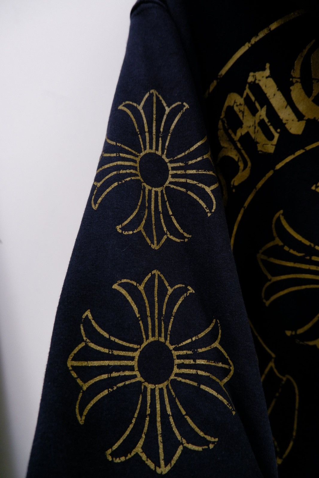Chrome Hearts Vintage Chrome Hearts Gold Horseshoe Hoodie Zip Size US S / EU 44-46 / 1 - 5 Thumbnail
