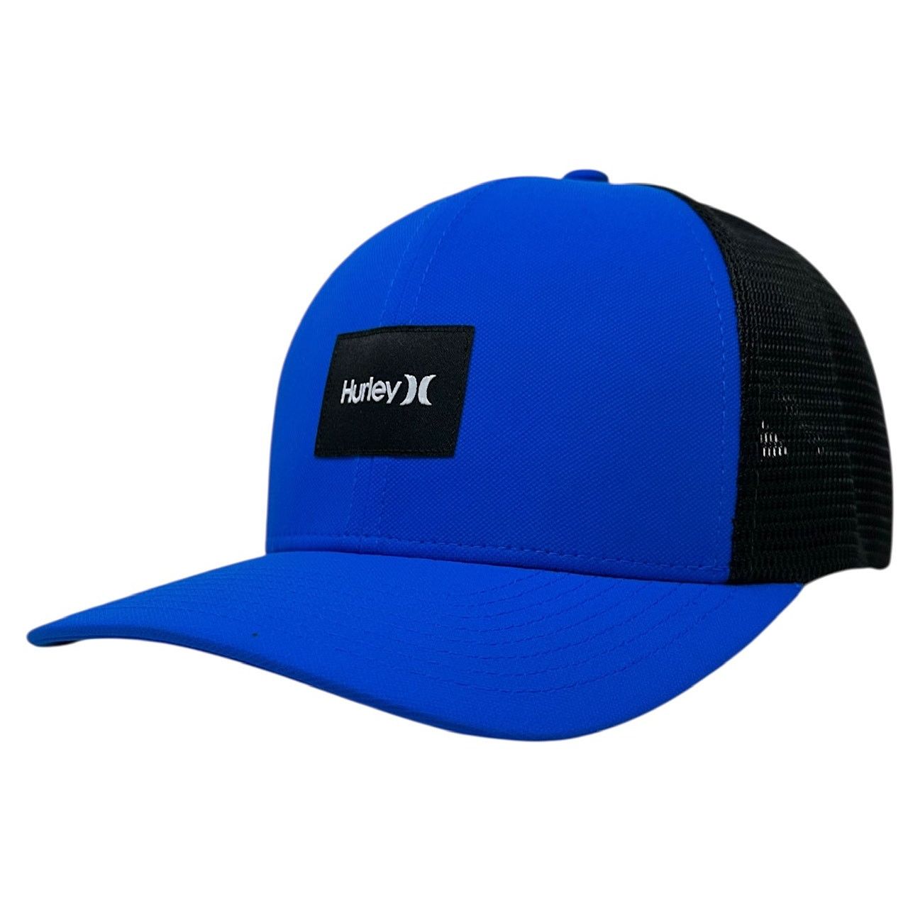 Hurley Hurley Men's Trucker Hat Warner Snapback Cap in Blue/Black Size ONE SIZE - 1 Thumbnail