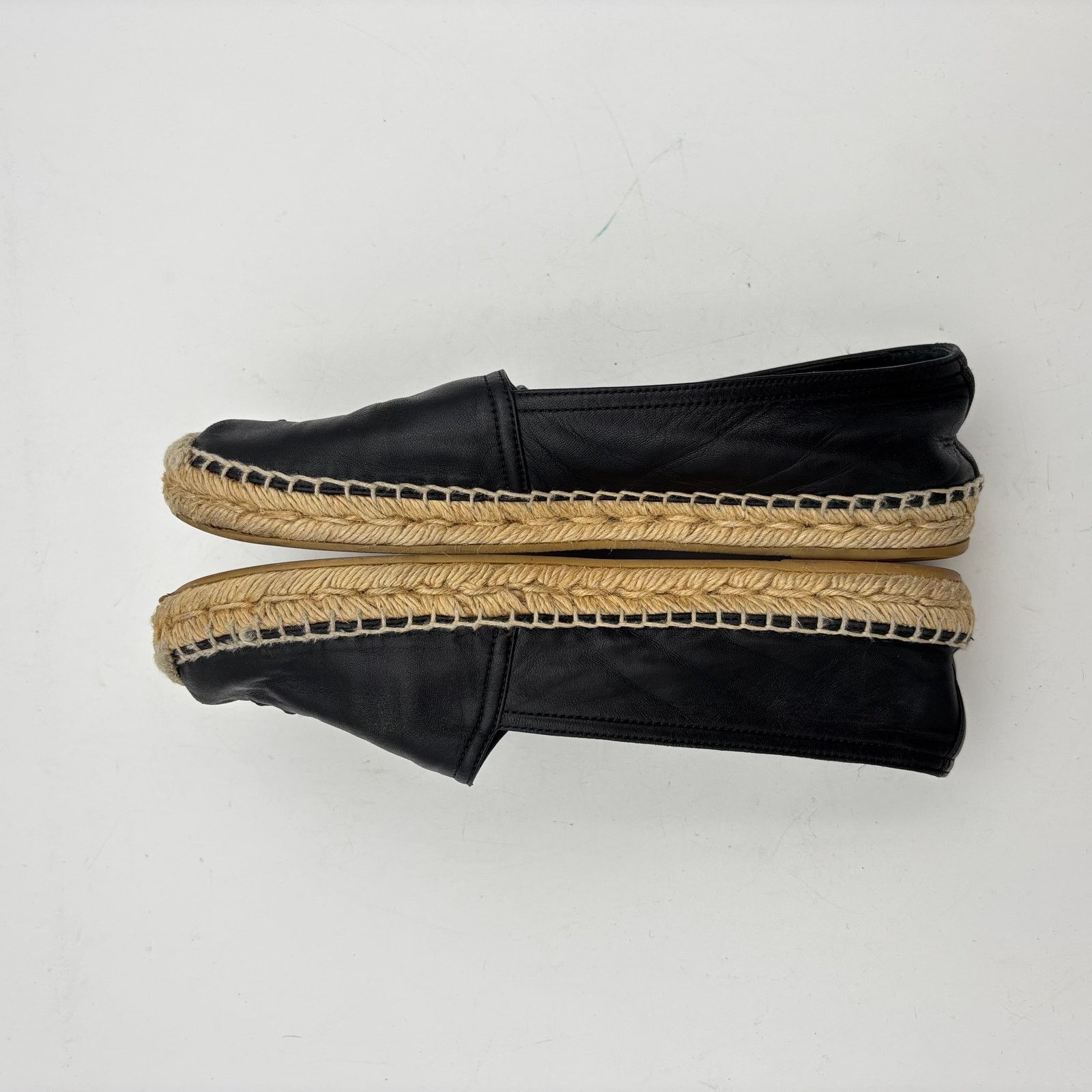 Saint Laurent Paris YSL Saint Laurent Logo Leather Espadrille Shoes Men 43 US 10 Size US 9 / IT 39 - 7 Thumbnail