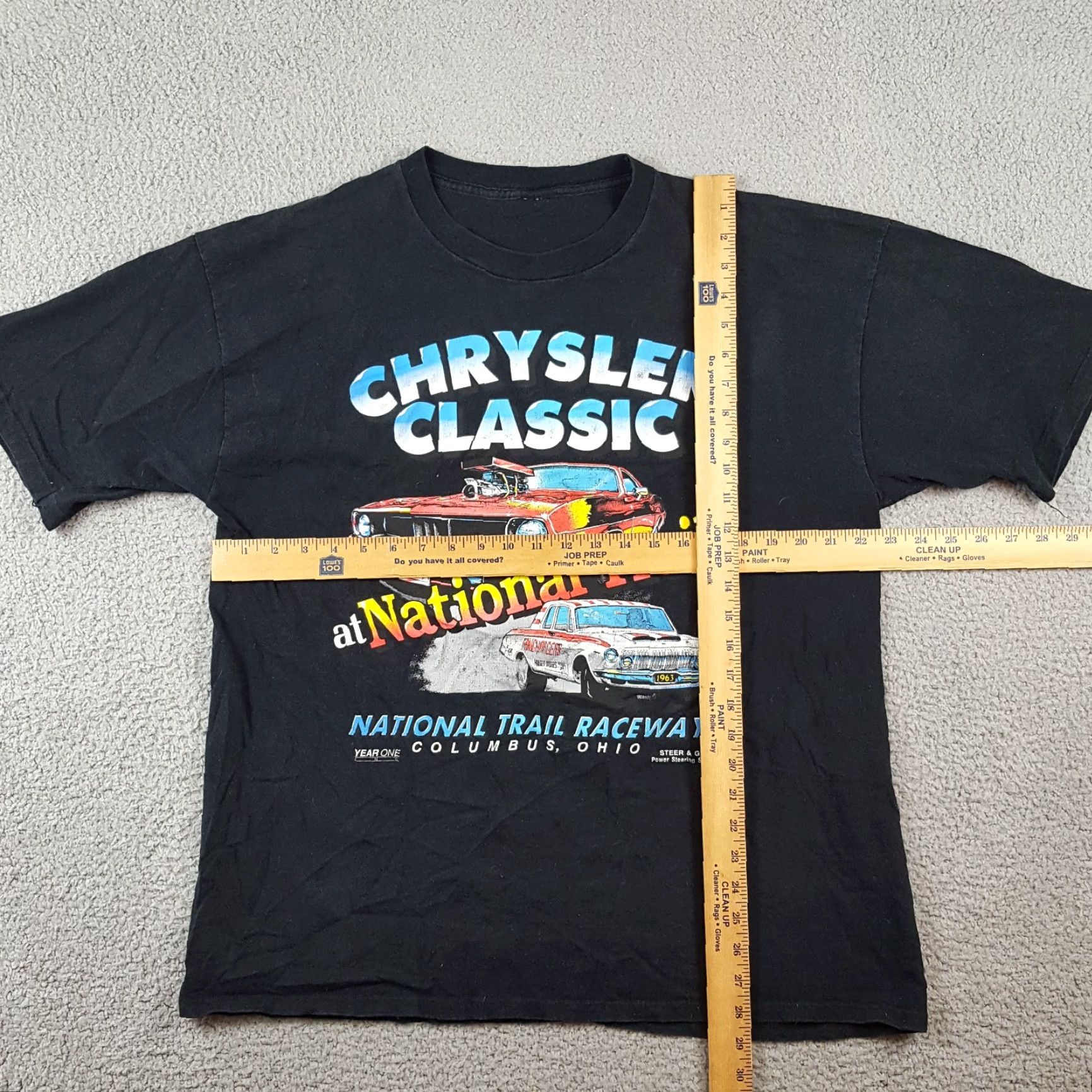 Vintage Vintage Chrysler 90s Car Show T-Shirt Men's XL Black Cotton Retro Logo Casual Size US XL / EU 56 / 4 - 7 Thumbnail