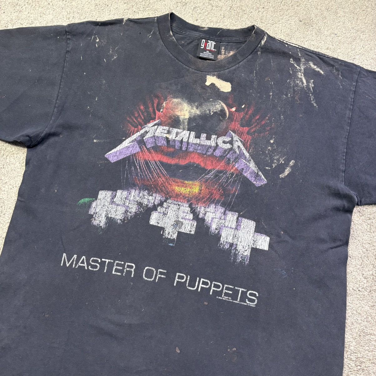 Metallica metallica vintage tee giant tag Size US XL / EU 56 / 4 - 2 Thumbnail