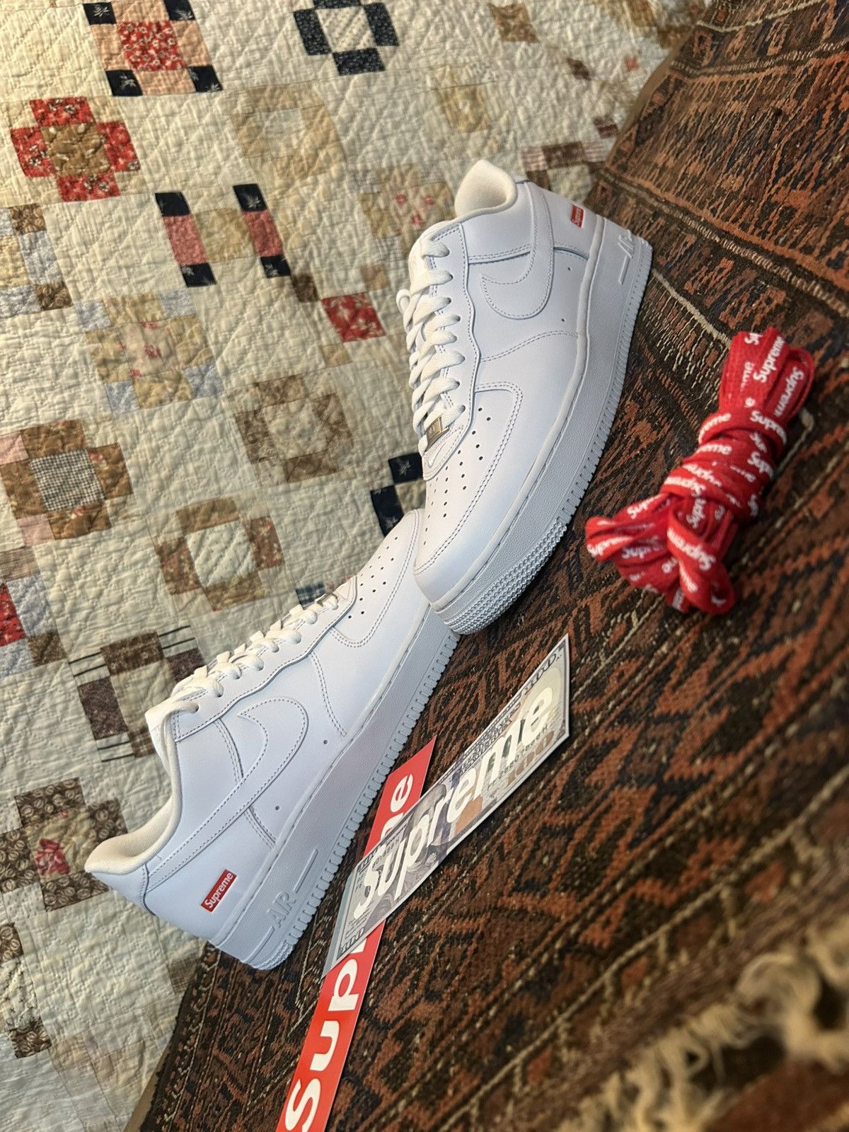 Supreme Supreme Nike Air Force 1 Size US 10.5 / EU 43-44 - 1 Thumbnail
