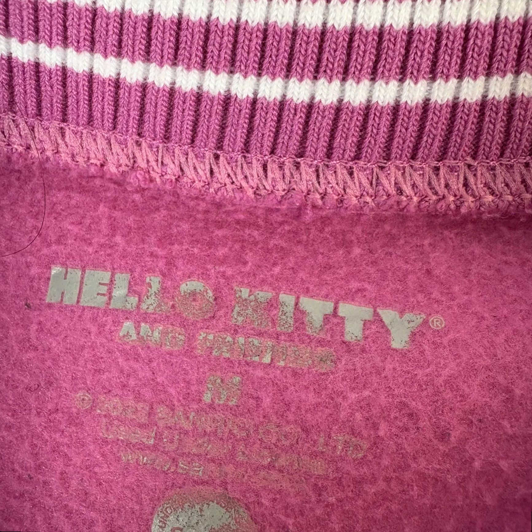 Vintage Sanrio Sweatshirt Hello Kitty And Friends Womens Medium Pink Rainbow Graphic Size M / US 6-8 / IT 42-44 - 7 Thumbnail