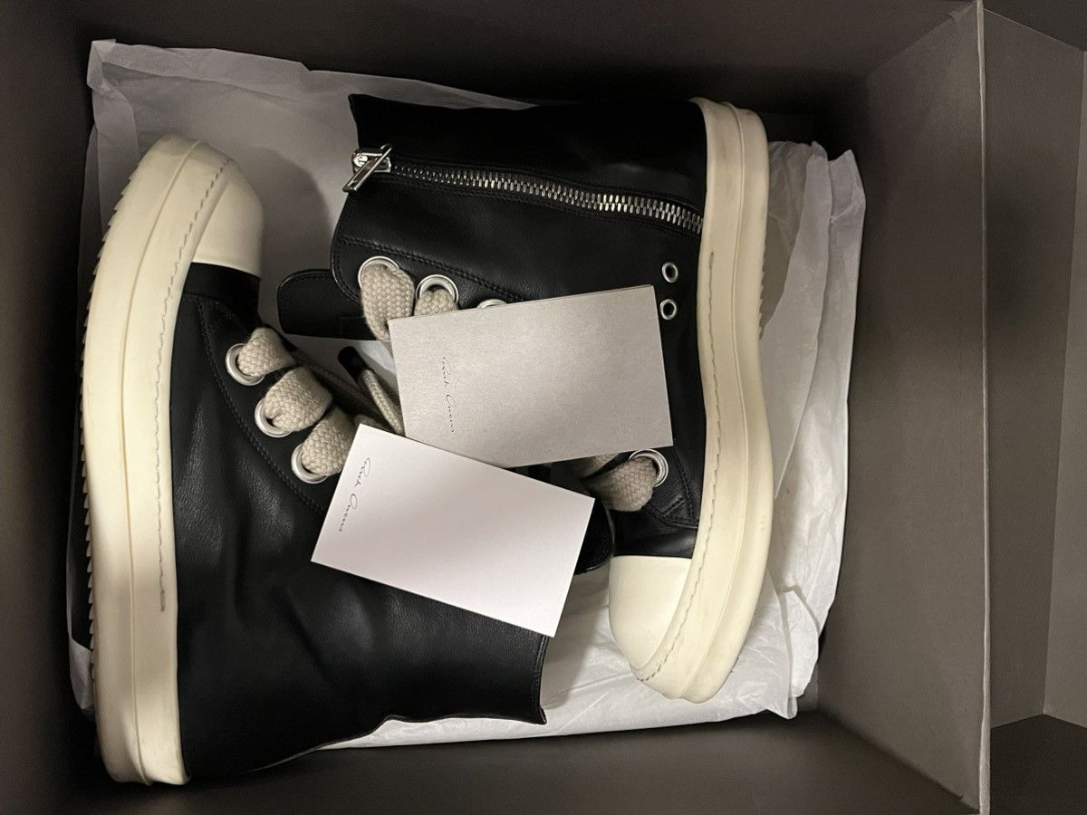 Rick Owens Rick Owens Jumbo Lace Hightop Sneakers Size US 8.5 / EU 41-42 - 8 Thumbnail