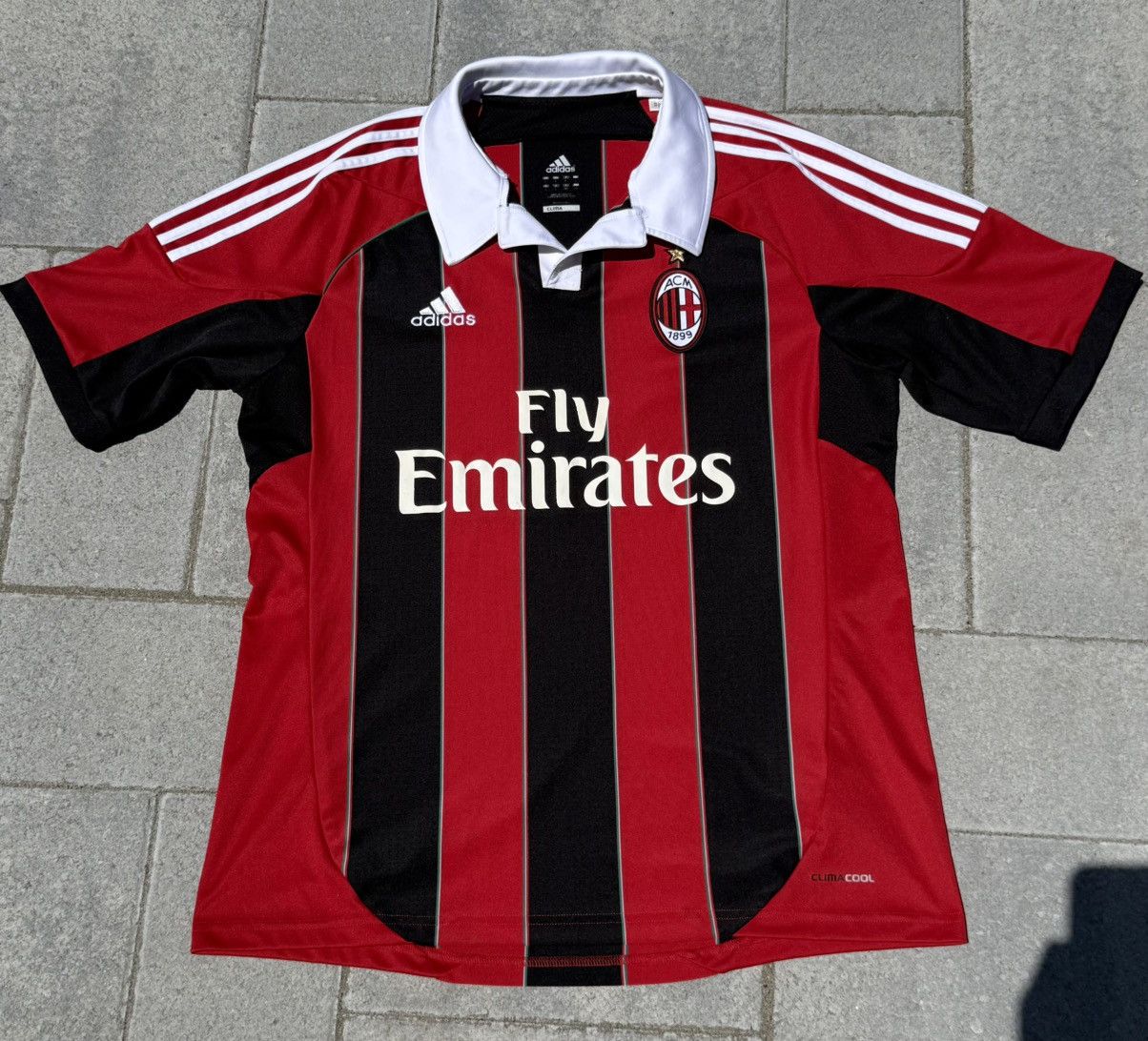Adidas Adidas AC Milan 2012-2013 home Size US L / EU 52-54 / 3 - 1 Thumbnail