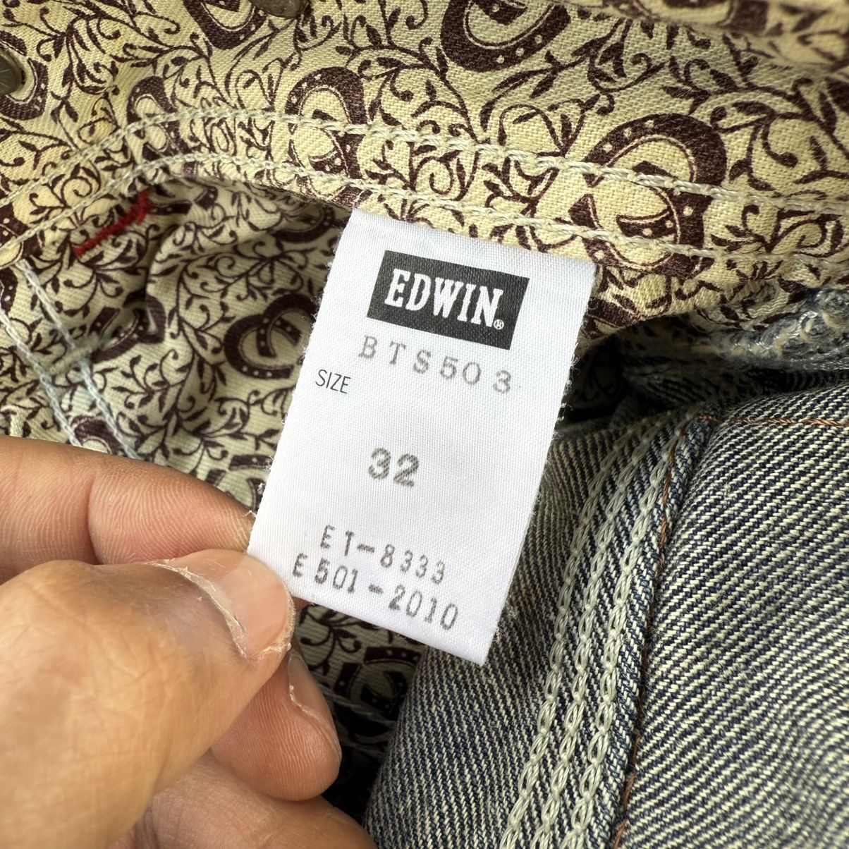 Edwin VINTAGE EDWIN BLUE TRIP FADED JEAN DENIM PANTS Size US 35 - 11 Thumbnail