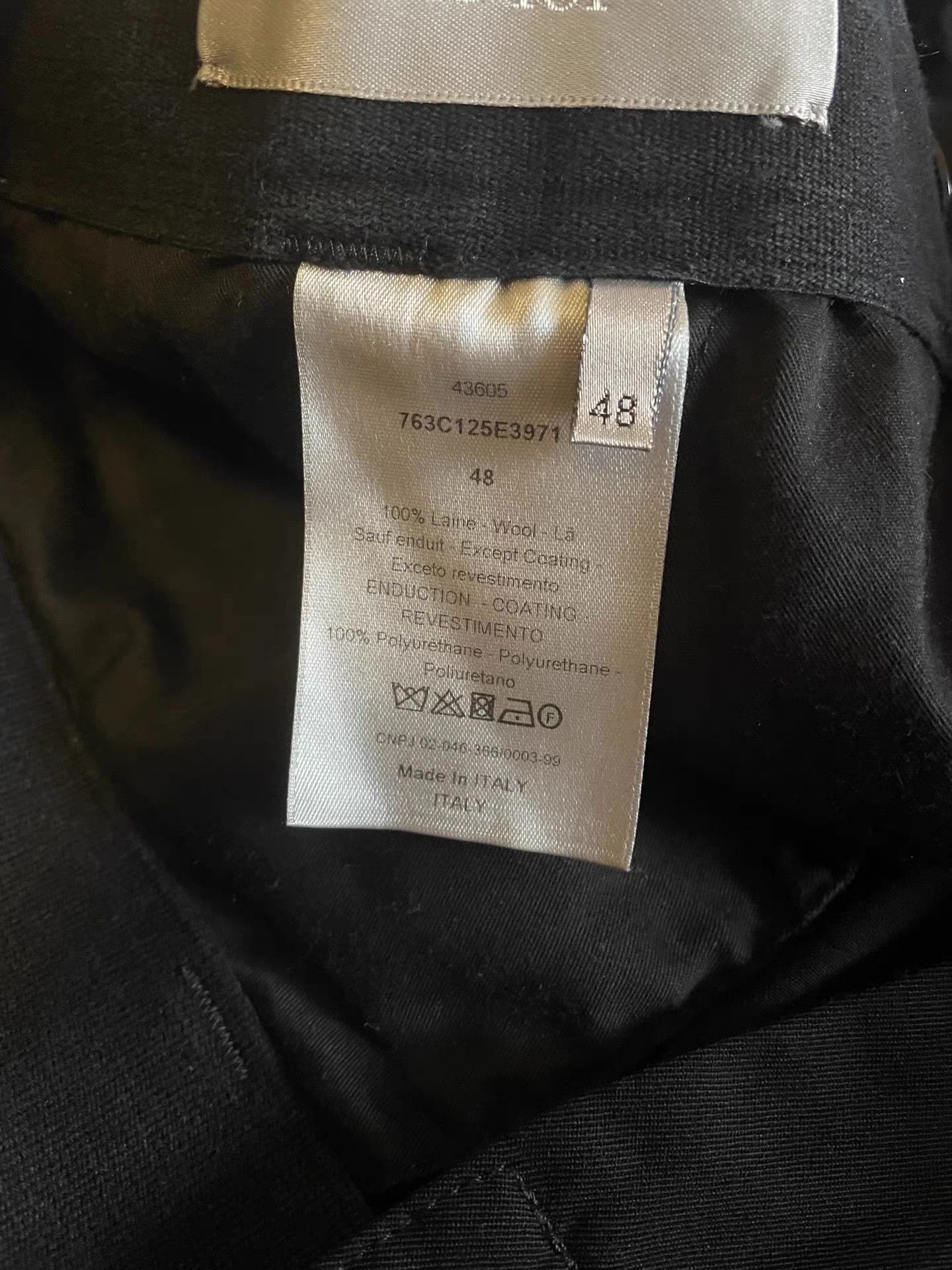 Dior Dior black wool jogger cargo pants. Q4 Size US 34 / EU 50 - 6 Thumbnail