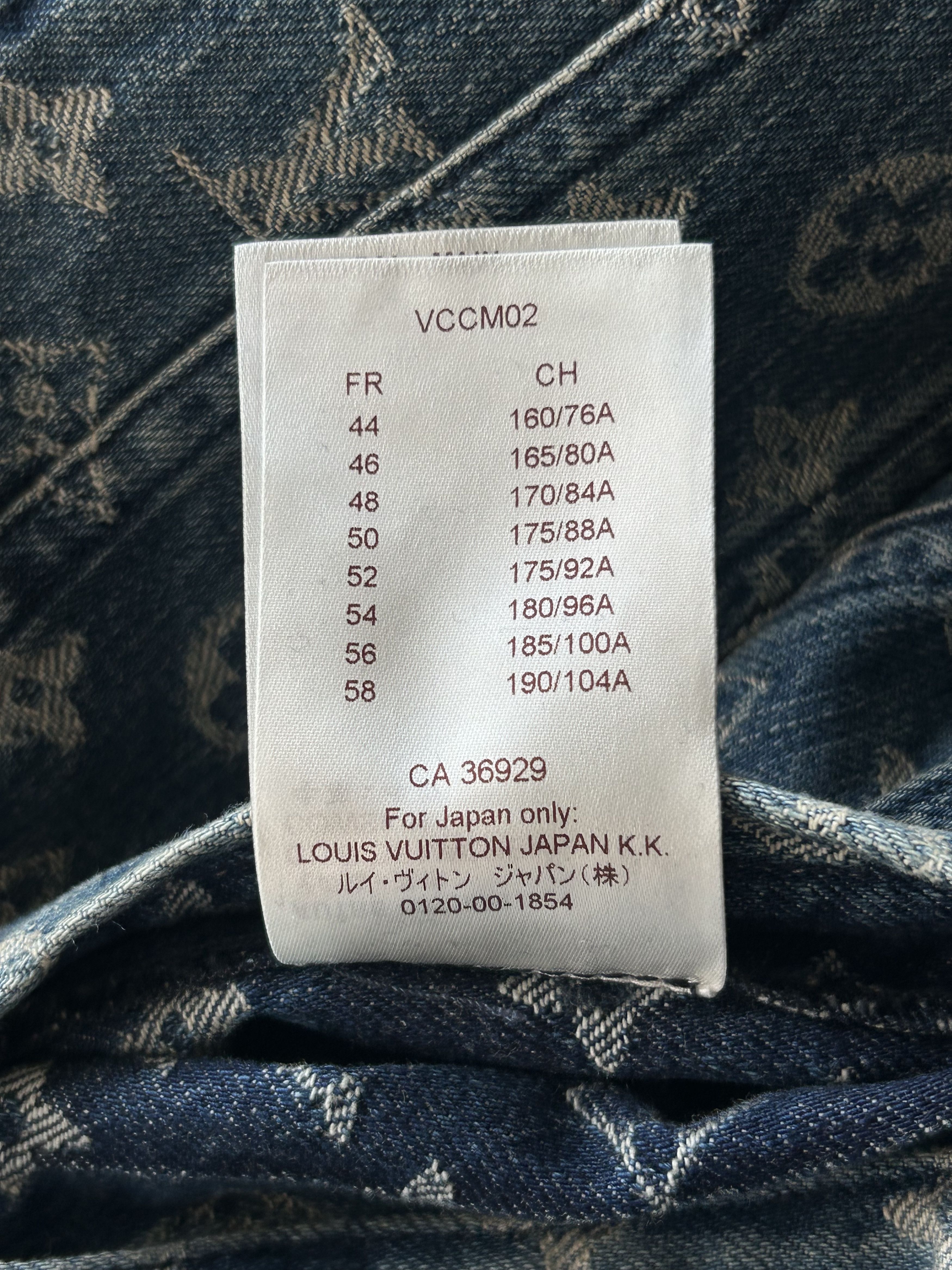 Louis Vuitton Louis Vuitton Supreme Blue & White Monogram Denim Jacket Size US XL / EU 56 / 4 - 6 Thumbnail