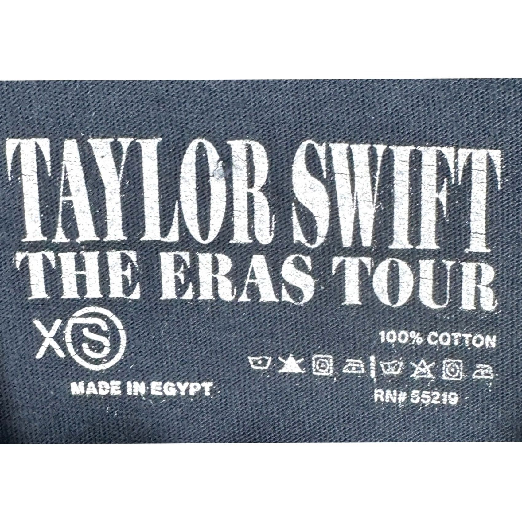 Vintage Taylor Swift Shirt Womens XS The Eras Tour Navy Long Sleeve Graphic Tee Size XS / US 0-2 / IT 36-38 - 4 Thumbnail