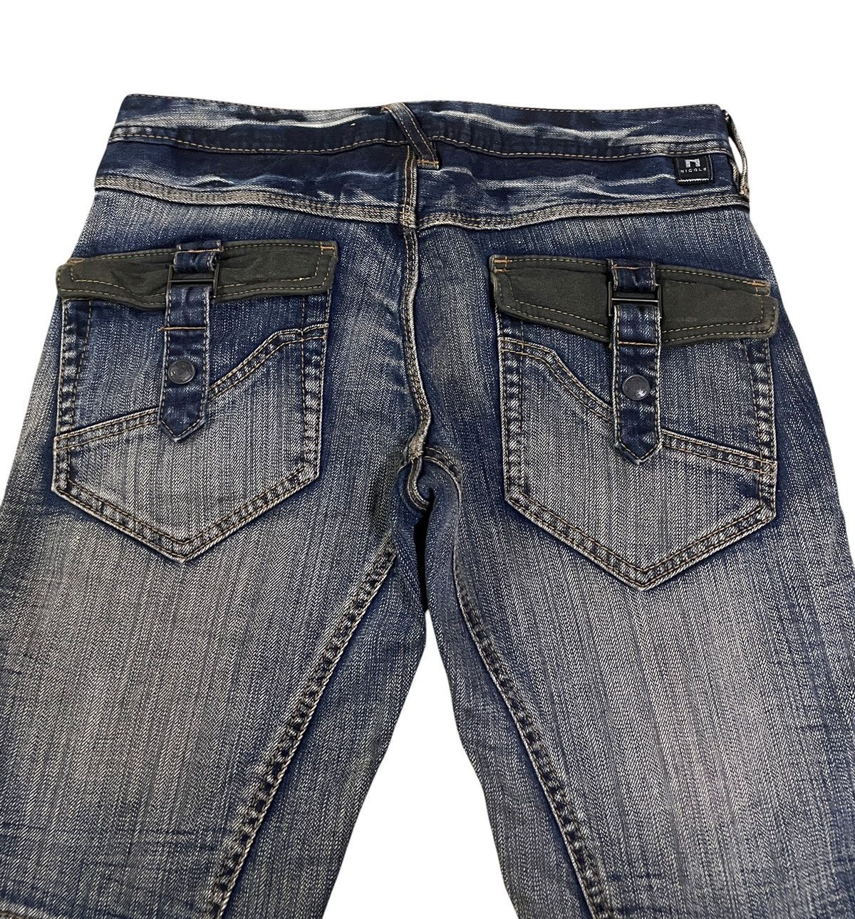 HIDEAWAYS Rare Vintage Japanese Brand Hideaways Flared Jeans 2000s Size US 30 / EU 46 - 4 Thumbnail