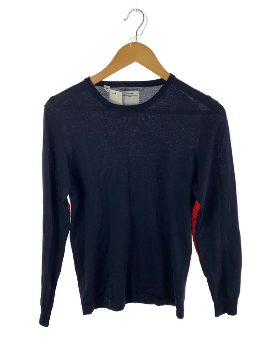 Visvim Blue Wool Knit Sweater (thin) Size US S / EU 44-46 / 1 - 1 Thumbnail