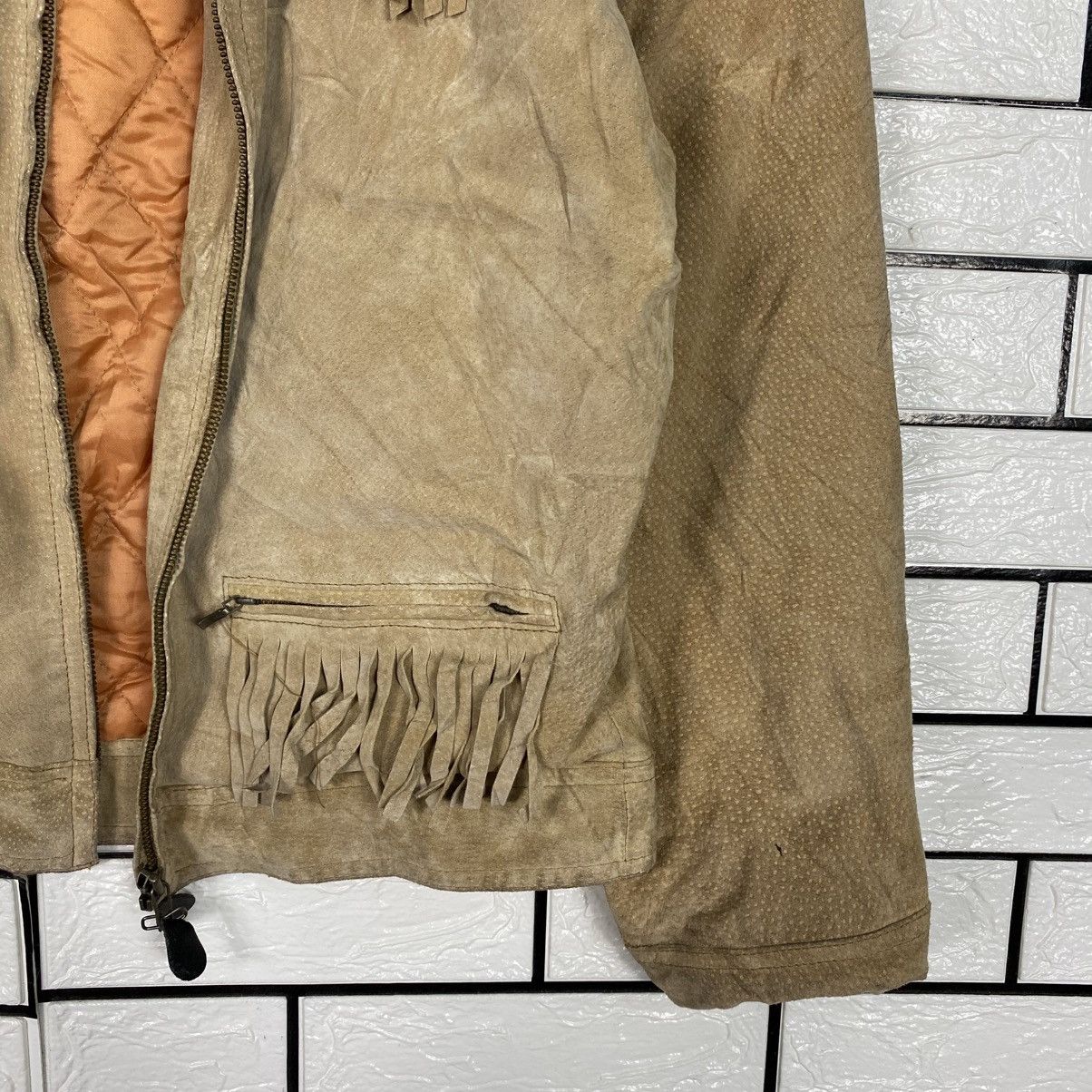 Japanese Brand 📌Vintage Genuine Leather Jacket Creation Cube Issey Miyake Size US M / EU 48-50 / 2 - 6 Thumbnail