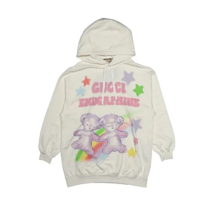 Gucci Gucci Bear Print Hooded Sweatshirt for Women-2507 Size S / US 4 / IT 40 - 1 Thumbnail