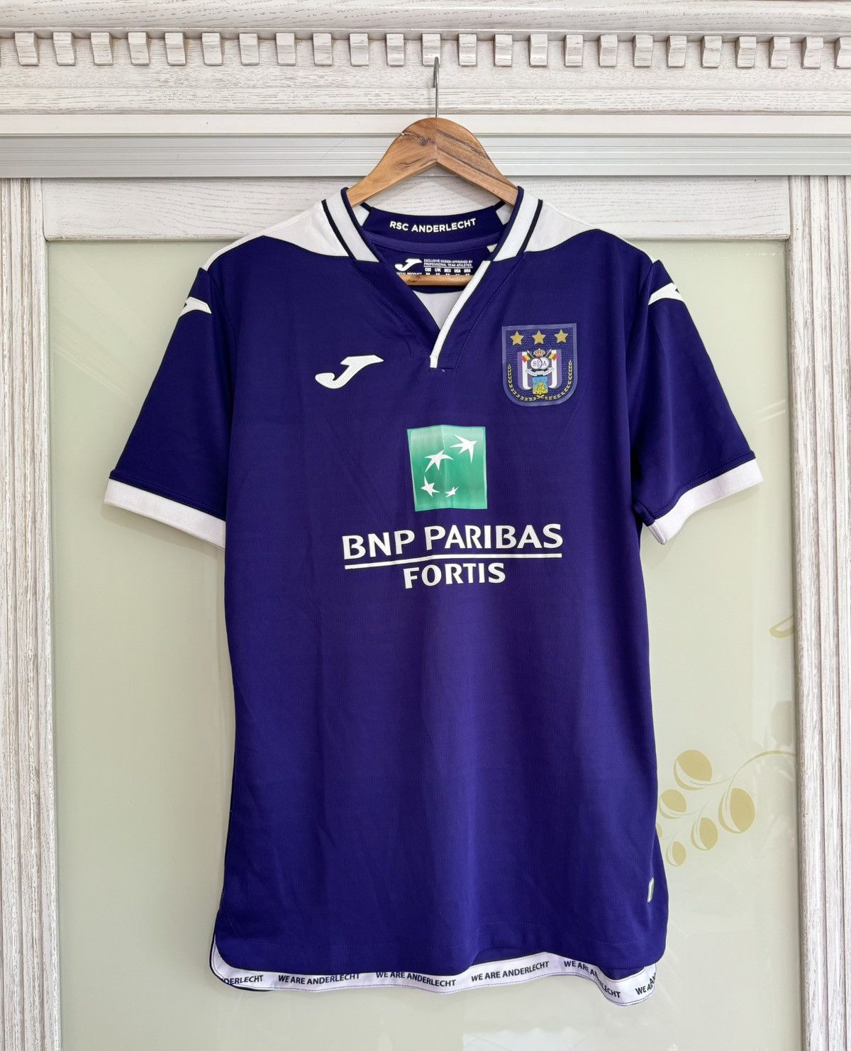 Adidas Anderlecht 2019-2020 Home Soccer Jersey Football Kit Shirt Size US M / EU 48-50 / 2 - 1 Thumbnail