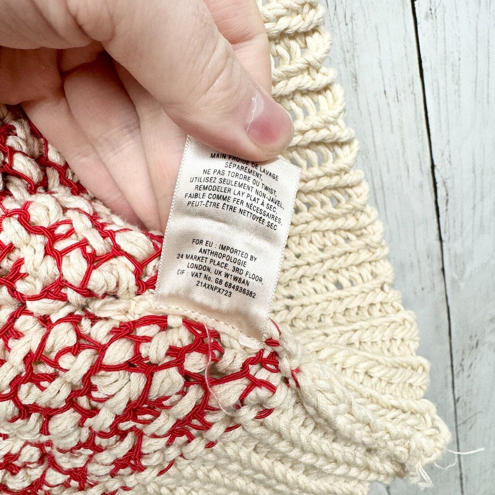 Anthropologie Anthropologie Sweater S Fiets Voor Knit Red Hidden Glow Knit Size S / US 4 / IT 40 - 4 Thumbnail