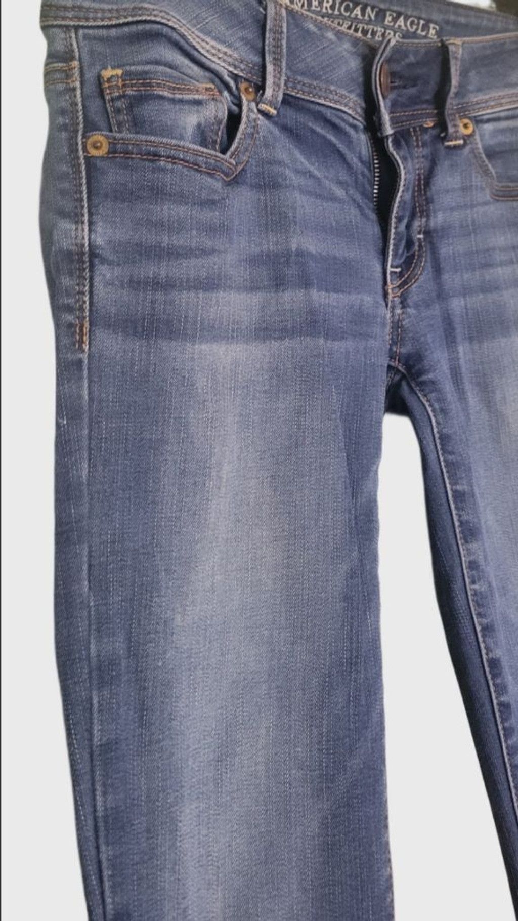 American Eagle Outfitters American Eagle 5 pocket Boot Kick Super Stretch Jeans Size 0 Size 25" / US 0 / IT 36 - 4 Thumbnail