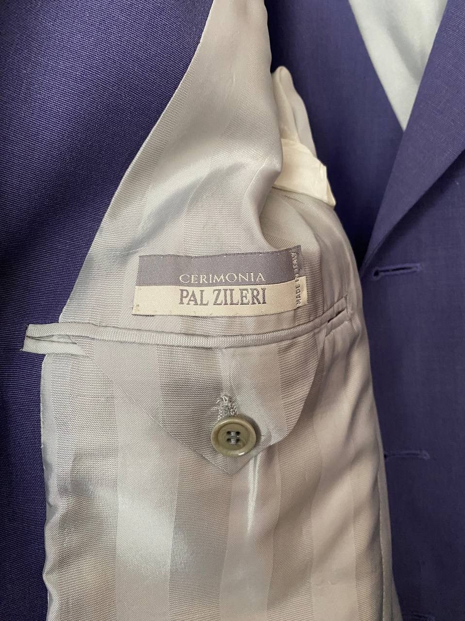 Pal Zileri 2 Pieces PAL ZILERI CERIMONIA Striped Suit One Button Sz 48R Size 48R - 9 Thumbnail
