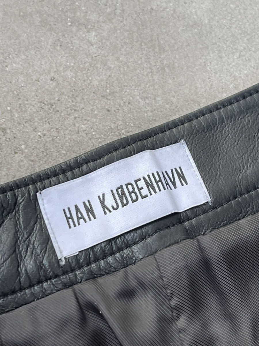 Han Kjobenhavn !DS! FW22 Han Kjobenhavn Leather Relaxed Fitted Trousers Size US 32 / EU 48 - 18 Thumbnail