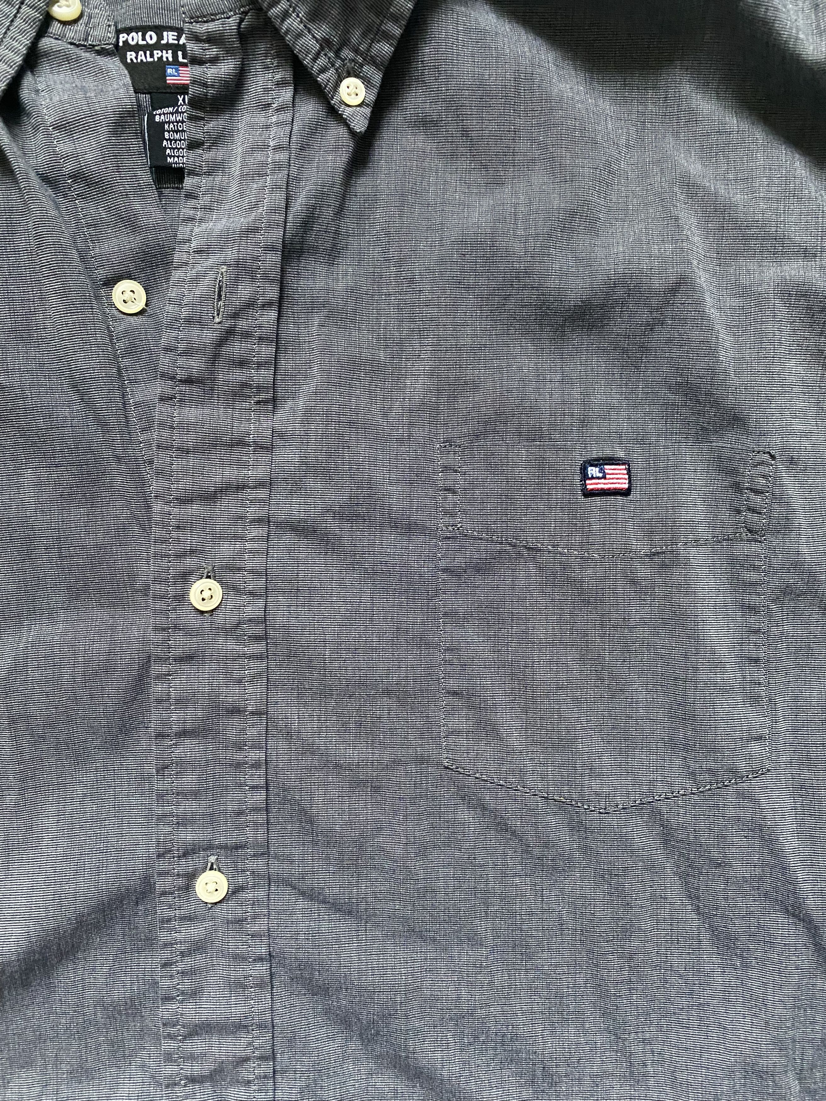 Polo Ralph Lauren × Ralph Lauren × Vintage Vintage Ralph Lauren Flag Shirt – Polo Jeans Co. (XL) Size US XL / EU 56 / 4 - 2 Thumbnail