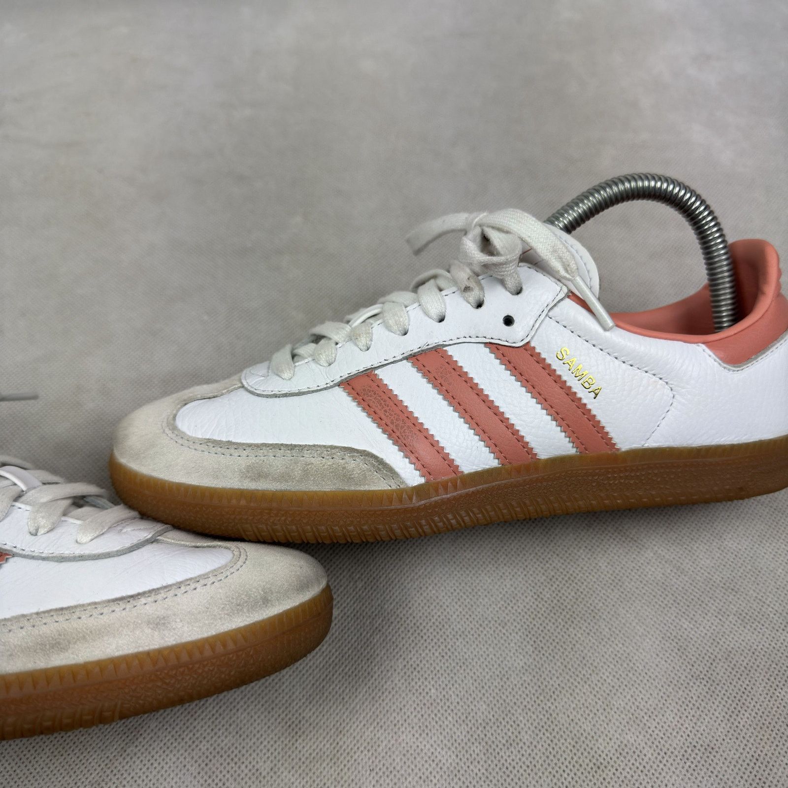Adidas Adidas Samba IG5932 Women's White Beige Sneakers Shoes 7 Size US 7 / IT 37 - 6 Thumbnail