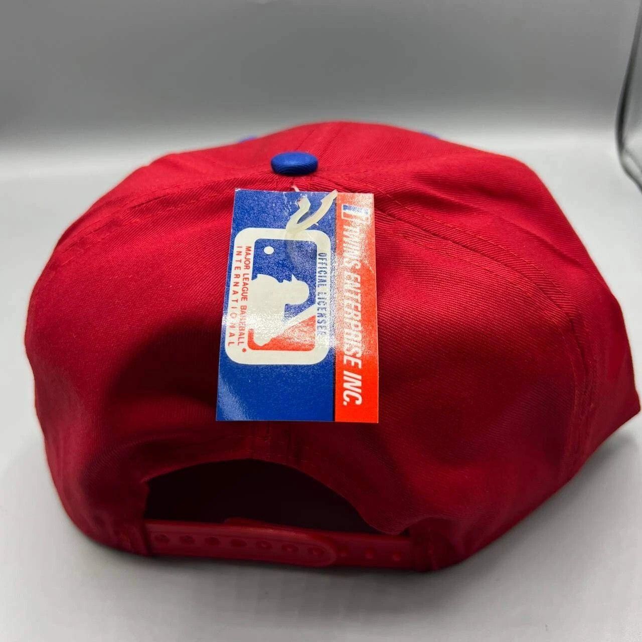 Twins Enterprise Inc. × Vintage Philadelphia Phillies Hat Men Red Twins Enterprise Snap Back Size ONE SIZE - 4 Thumbnail