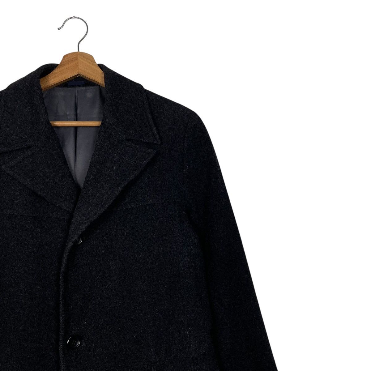 Other Domon Homme Wool Black Coat Size US M / EU 48-50 / 2 - 6 Thumbnail