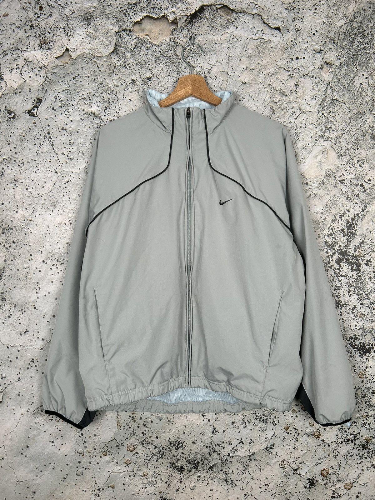 Vintage Nike Y2K Zip Sweatshirt Light Jacket Streetwear