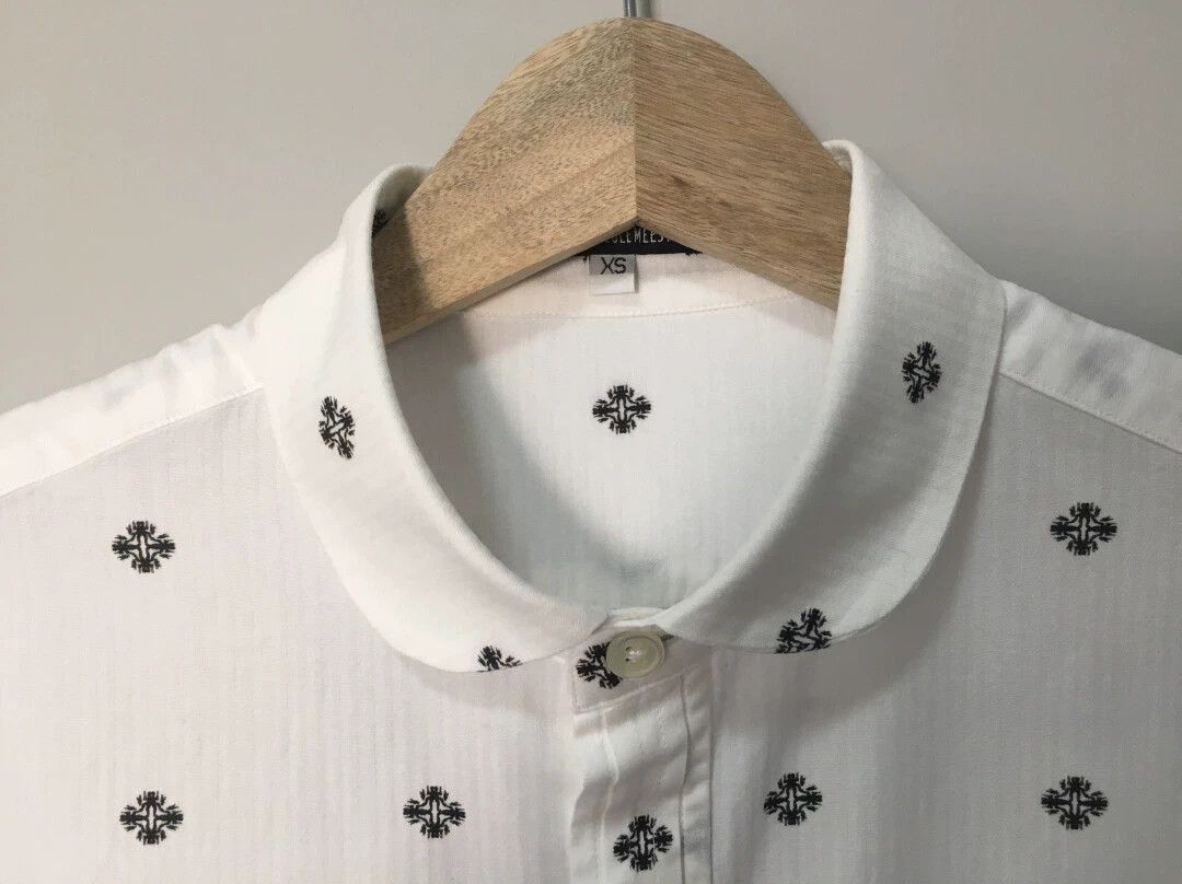 Ann Demeulemeester Ann Demeulemeester Printed Shirt XS Small Round Neck Size XS / US 0-2 / IT 36-38 - 2 Thumbnail