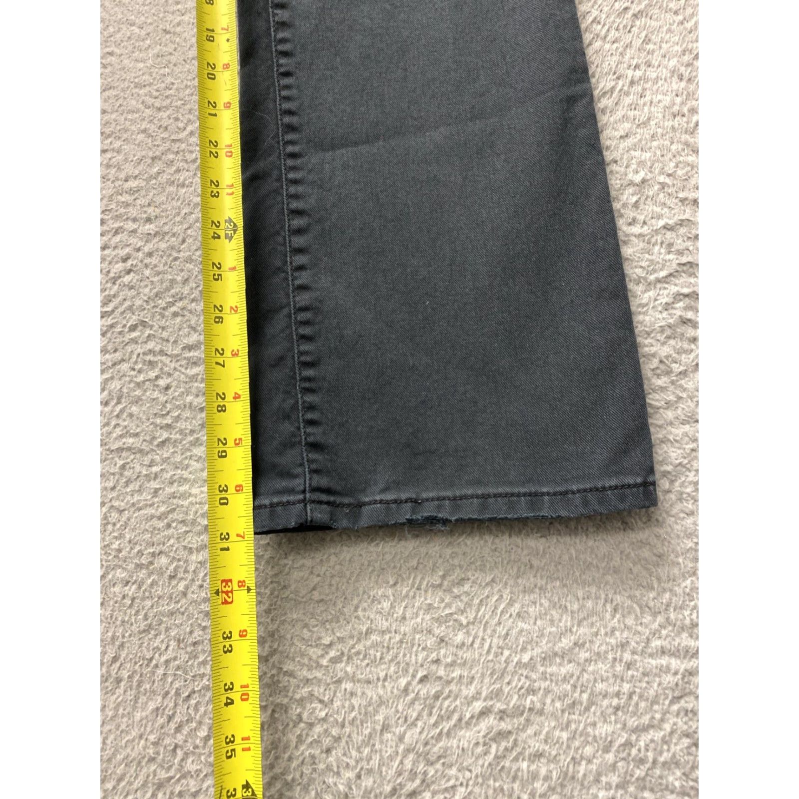 Levi's VINTAGE Levi's 550 Jeans Womens 10 M Faded Black Bootcut Denim 5-Pocket Zip Mid Rise Slim Size 32" / US 10 / IT 46 - 5 Thumbnail