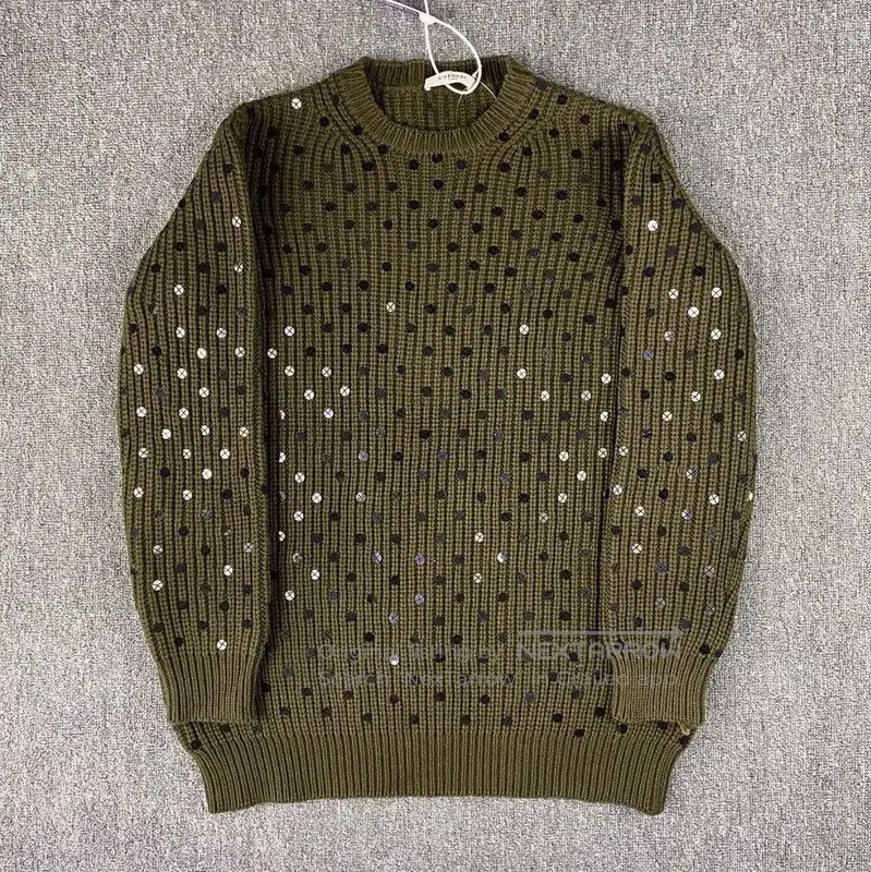 Givenchy Green Wool Knit Sweater for Women .