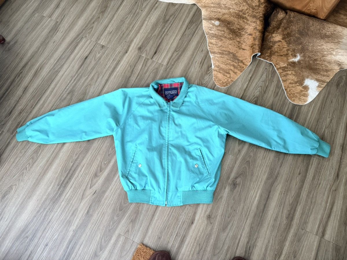 Lands' End Vintage Lands' End Vintage Jacket Green Bomber Jacket Size US L / EU 52-54 / 3 - 1 Thumbnail