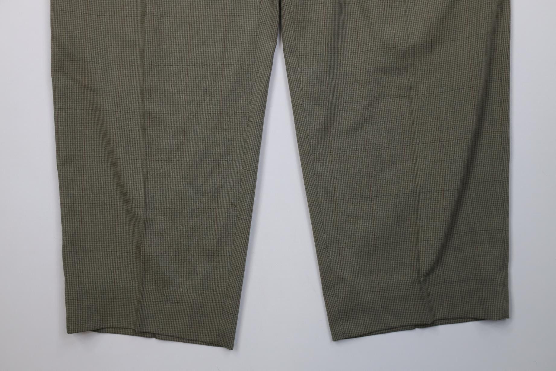 Christian Dior Monsieur Vintage 70s Christian Dior Houndstooth Wide Leg Pants USA Size US 36 / EU 52 - 4 Thumbnail