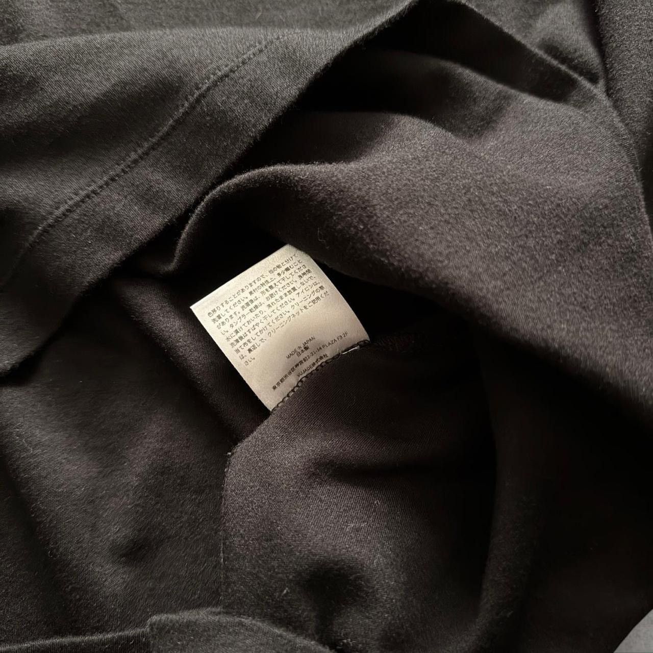 Vuja Dè Jake MicroFiber Twisted Seam Cotton Black Blank Tee