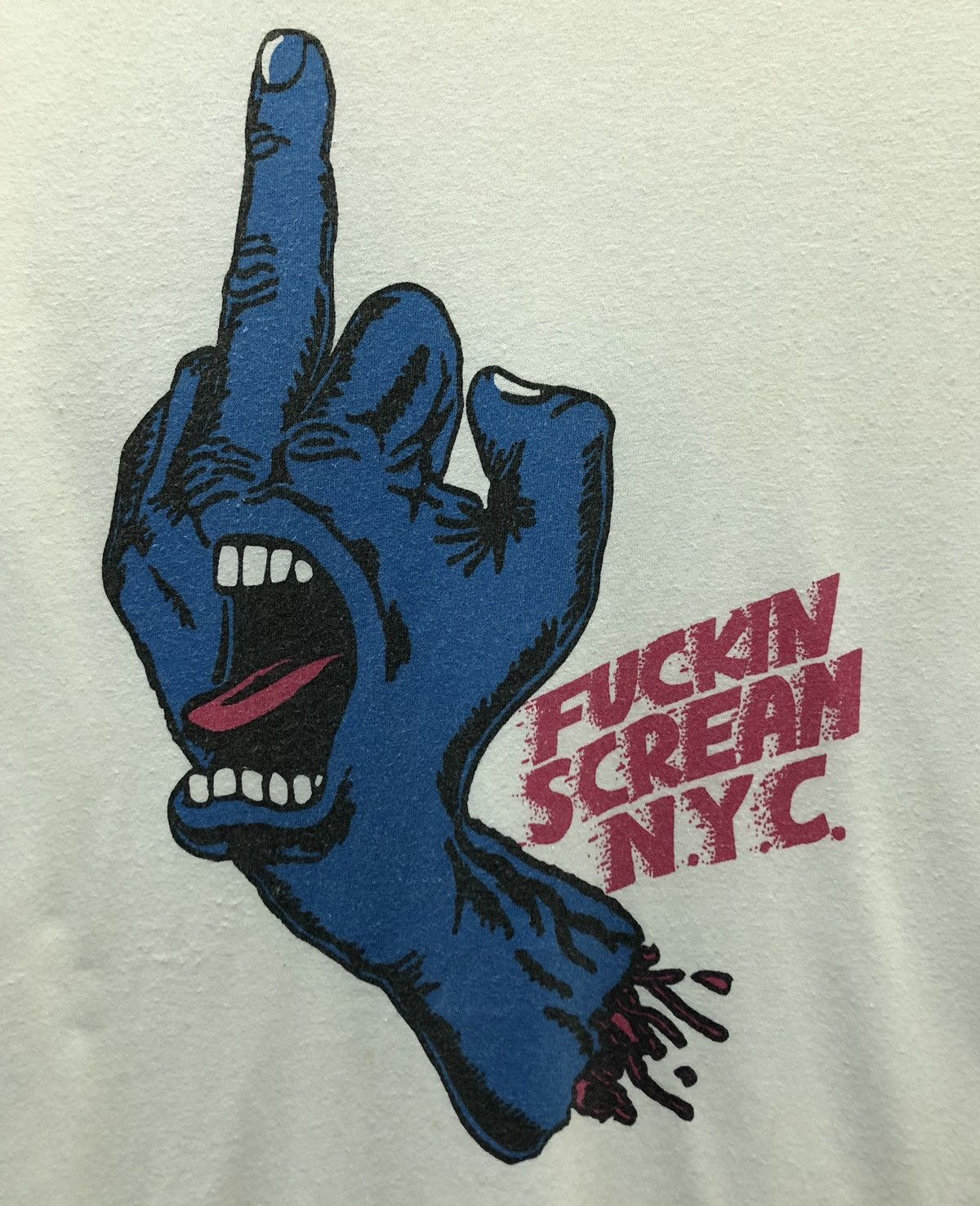Vintage Vintage Gildan Fxckin Scream N.Y.C. T-Shirt Size US S / EU 44-46 / 1 - 3 Thumbnail