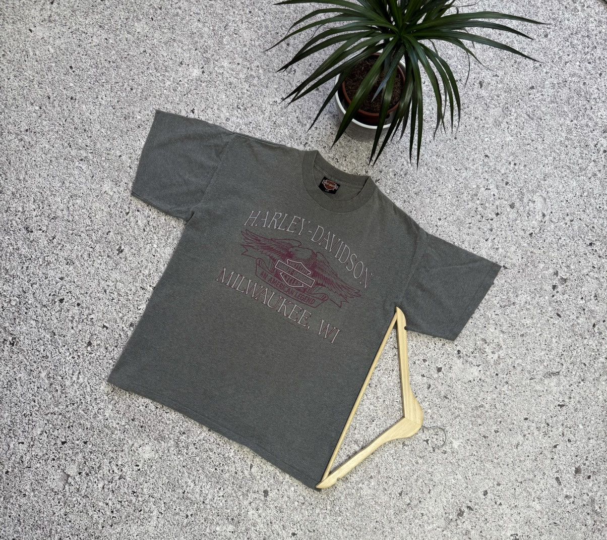 Harley Davidson × Vintage Rare Vintage Harley Davidson An American Legend 1991 T-Shirt Size US L / EU 52-54 / 3 - 1 Thumbnail