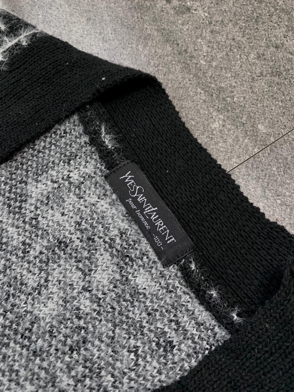 Yves Saint Laurent FREE TAX! 90s Bandana Knitted Cardigan Jacket - Medium Size US M / EU 48-50 / 2 - 5 Thumbnail