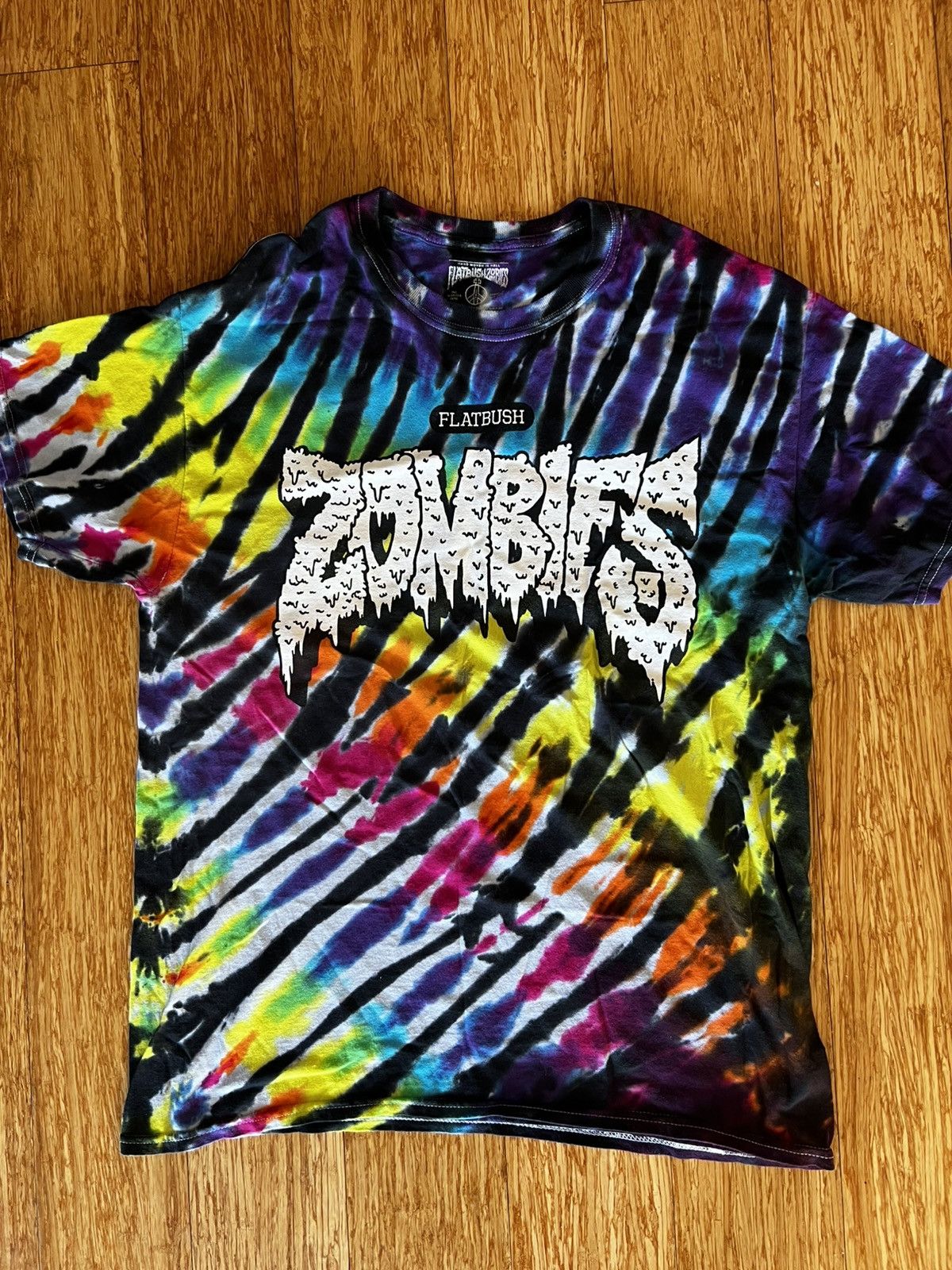 Flatbush Zombies Flatbush Zombies Vacation in Hell Tie Dye Tshirt Size US M / EU 48-50 / 2 - 3 Thumbnail