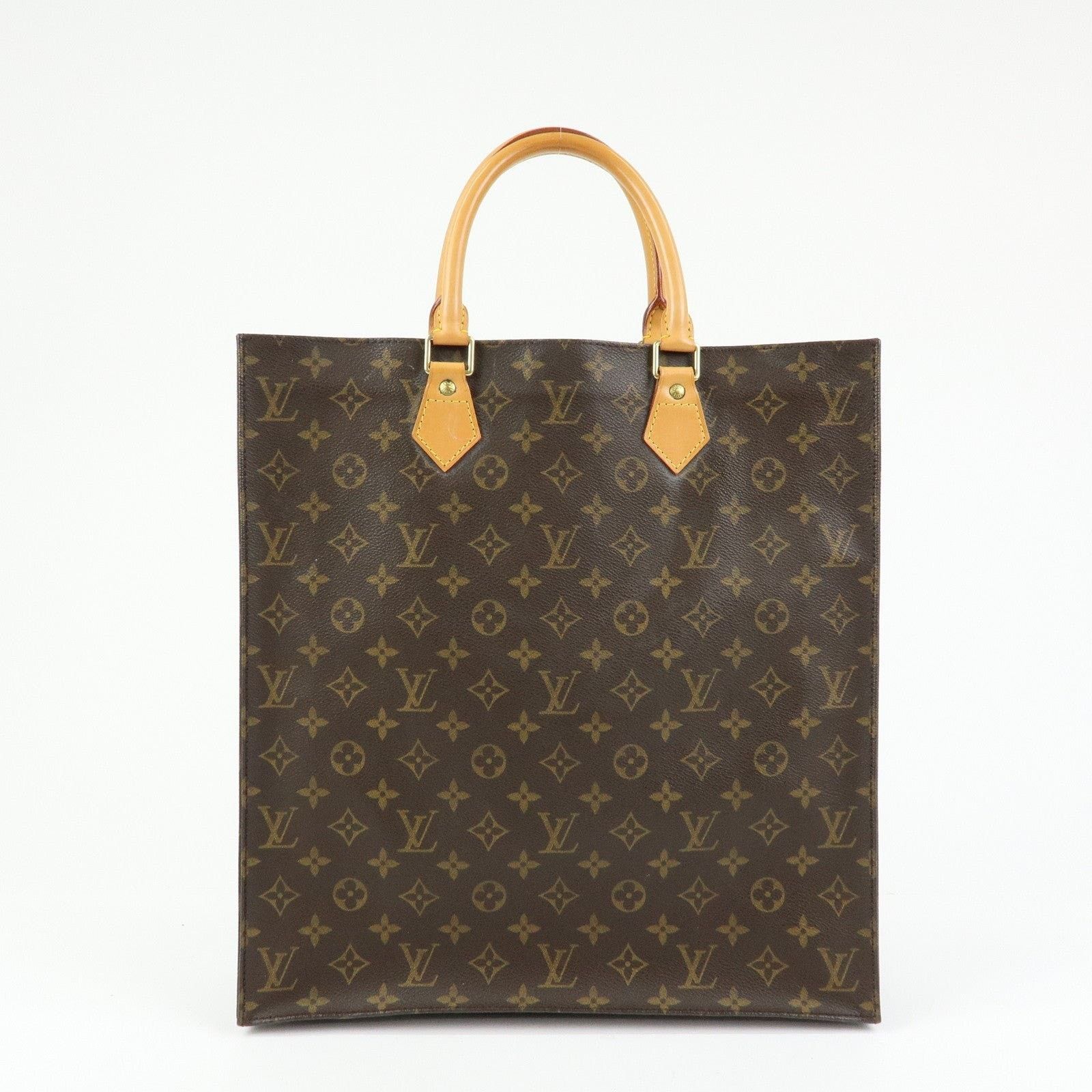 Louis Vuitton Louis Vuitton Monogram Sac Plat Tote Brown Size ONE SIZE - 2 Thumbnail