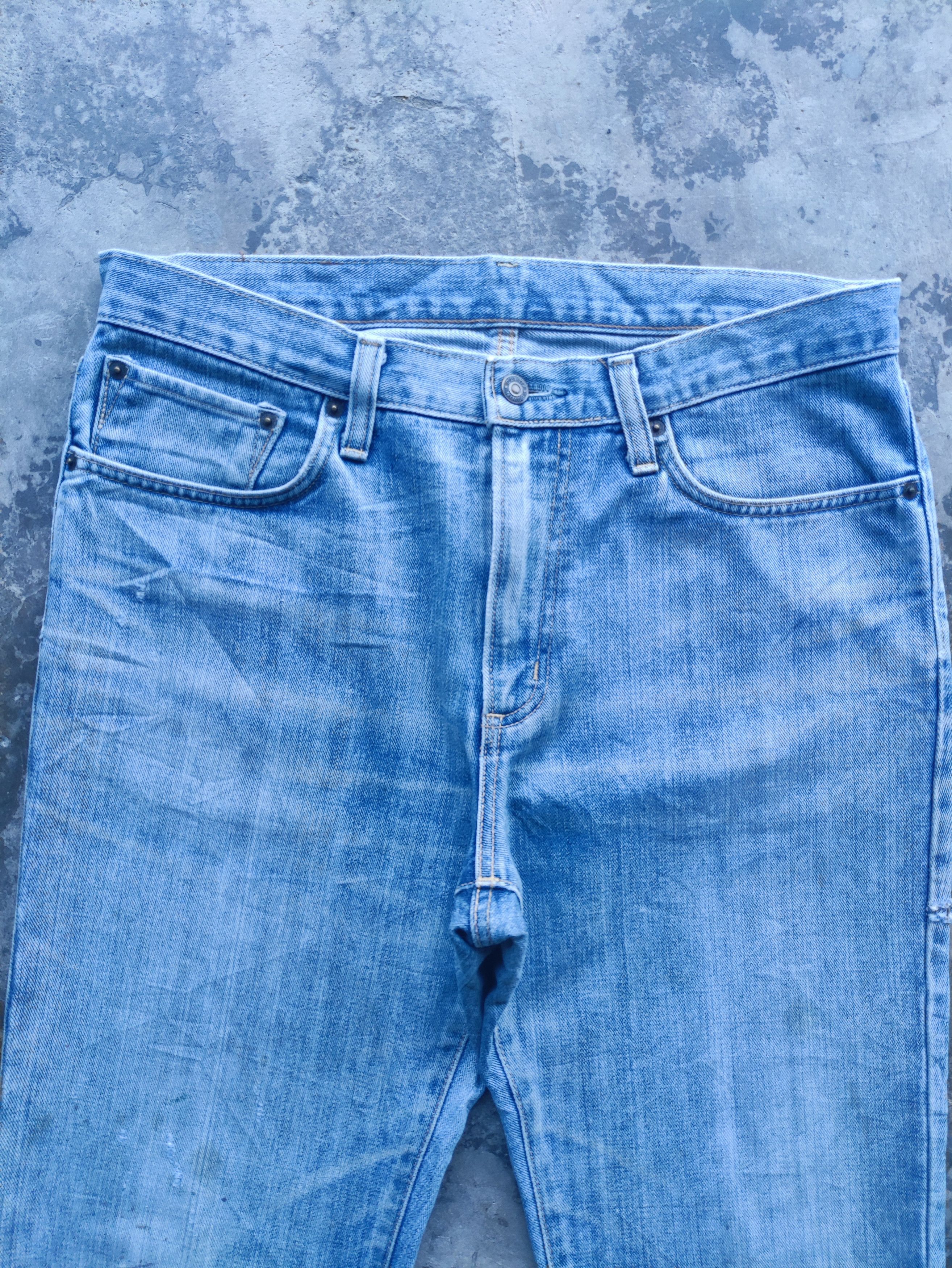 Edwin Vintage Edwin Brand Buggy Faded Ripped Pants Size US 36 / EU 52 - 4 Thumbnail