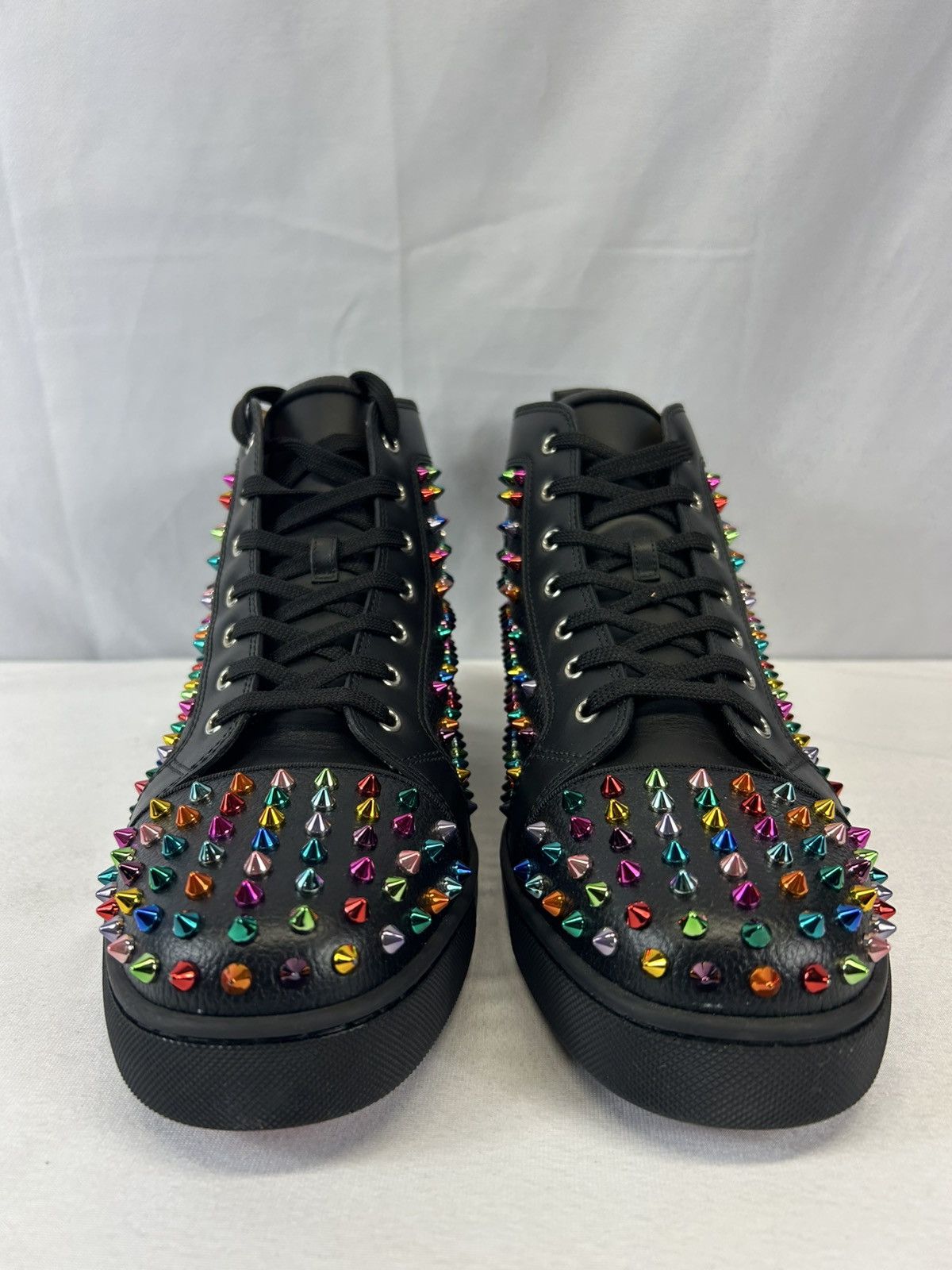 Christian Louboutin CHRISTIAN LOUBOUTIN Louis Spikes Boum Boum Leather Sneakers Size US 15 / EU 48 - 8 Thumbnail
