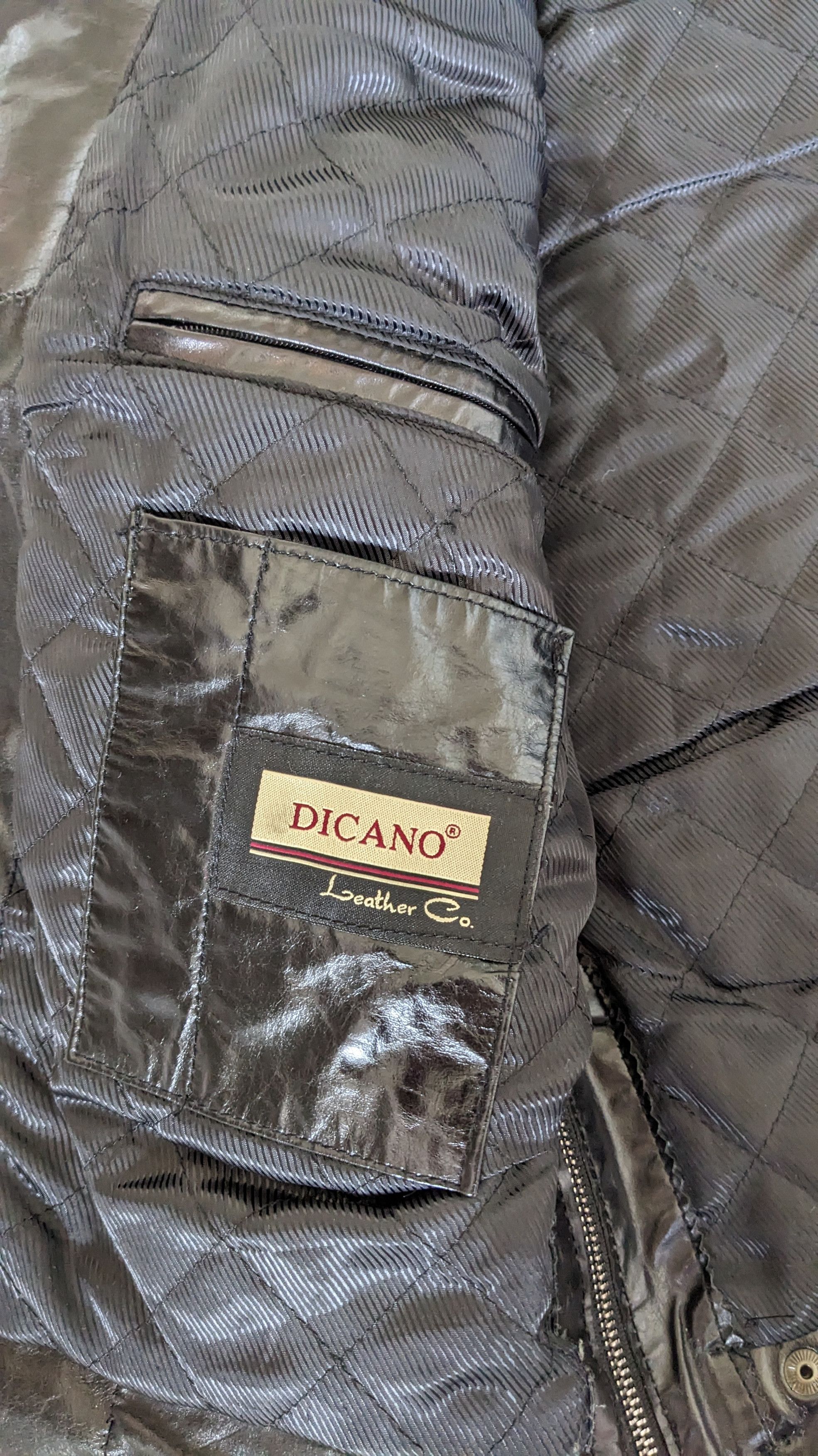 Other Dicano Black Leather Jacket – Size M Size US M / EU 48-50 / 2 - 14 Thumbnail