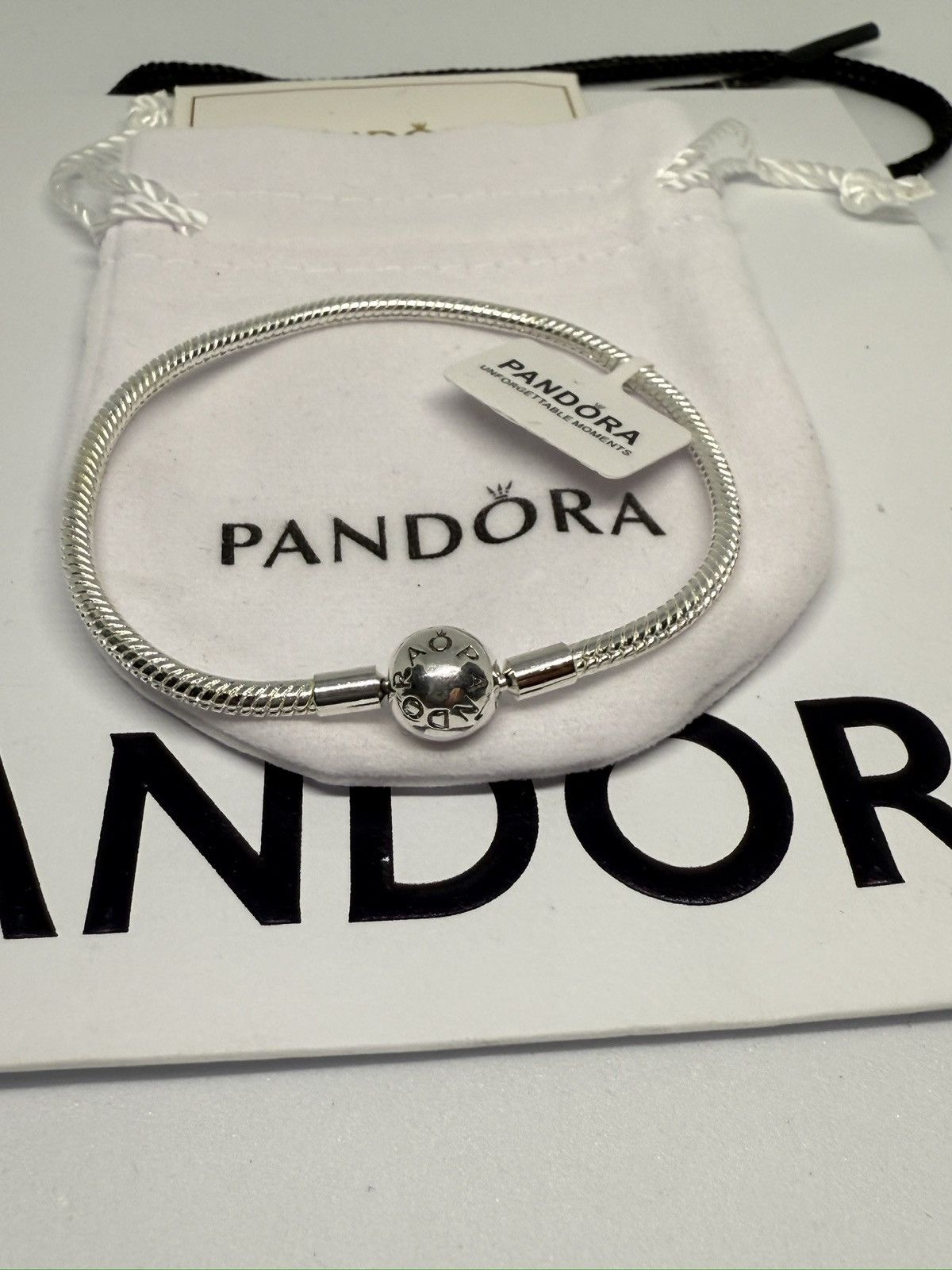 pandora Pandora Moments snake chain charm bracelet size 7.1 in 18 cm Size ONE SIZE - 2 Thumbnail