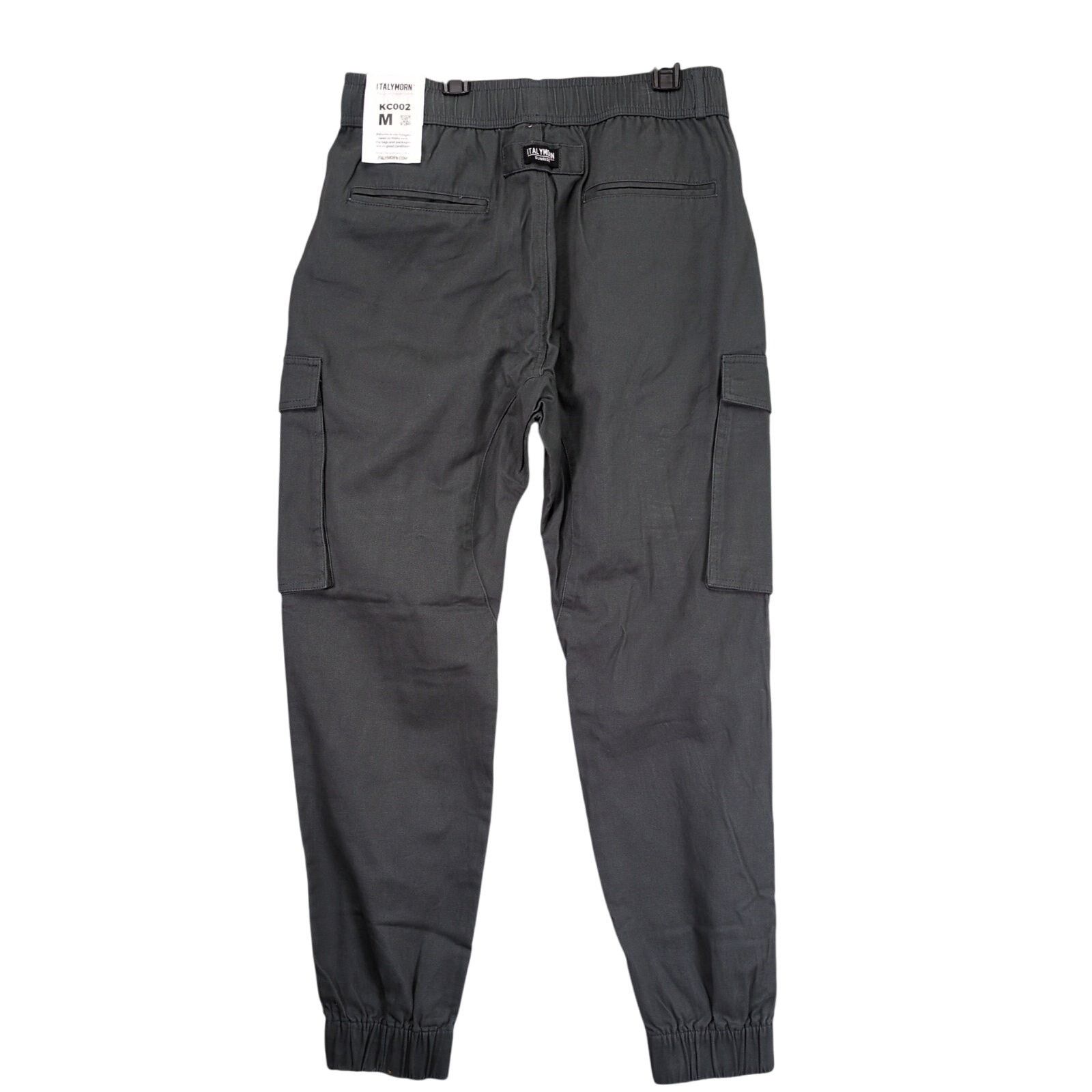Other NWT Italymorn Sunrise Men's M Gray Cargo Jogger Pants Size US 32 / EU 48 - 2 Thumbnail