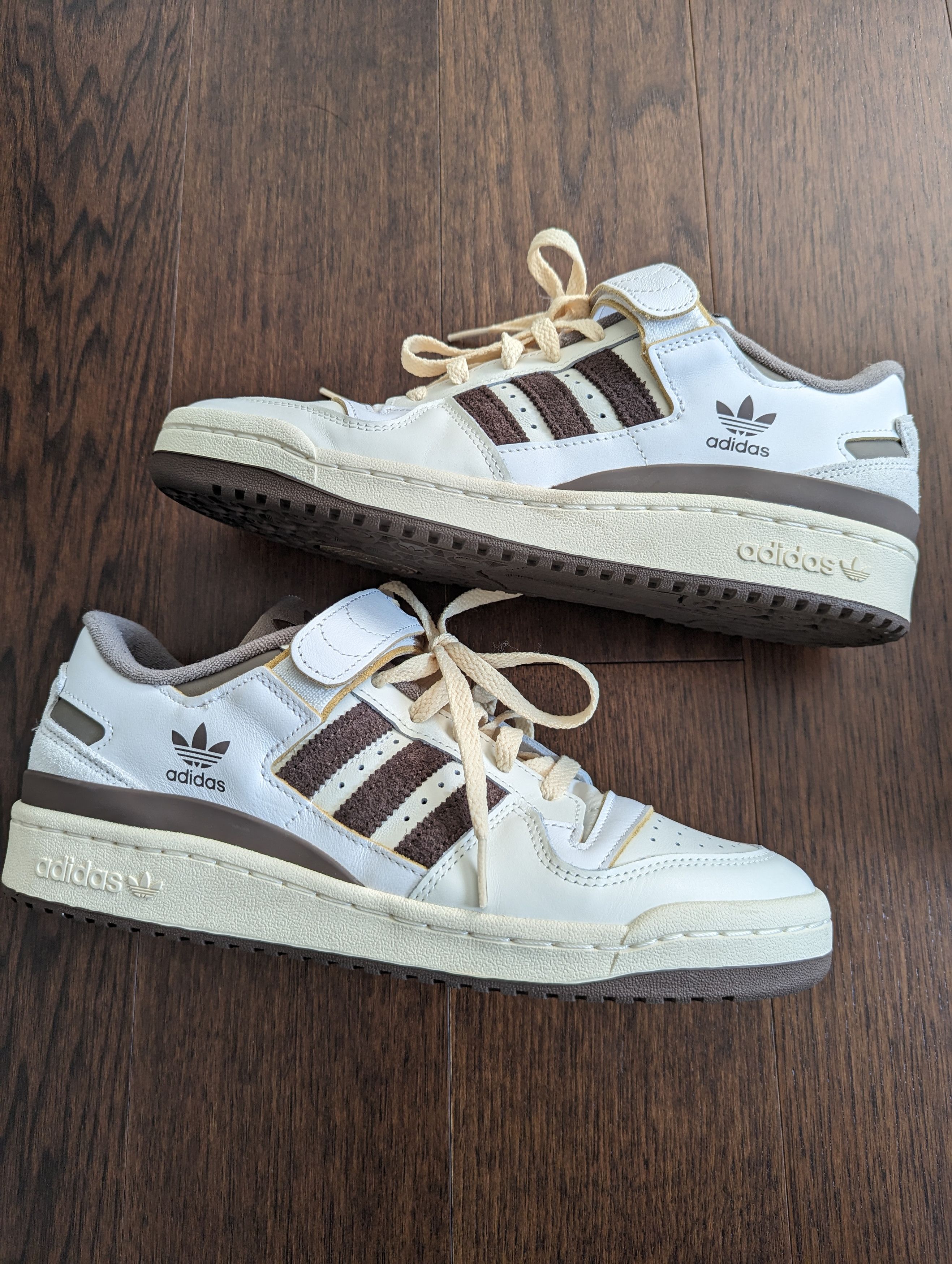 adidas forum mid clear brown focus olive off white