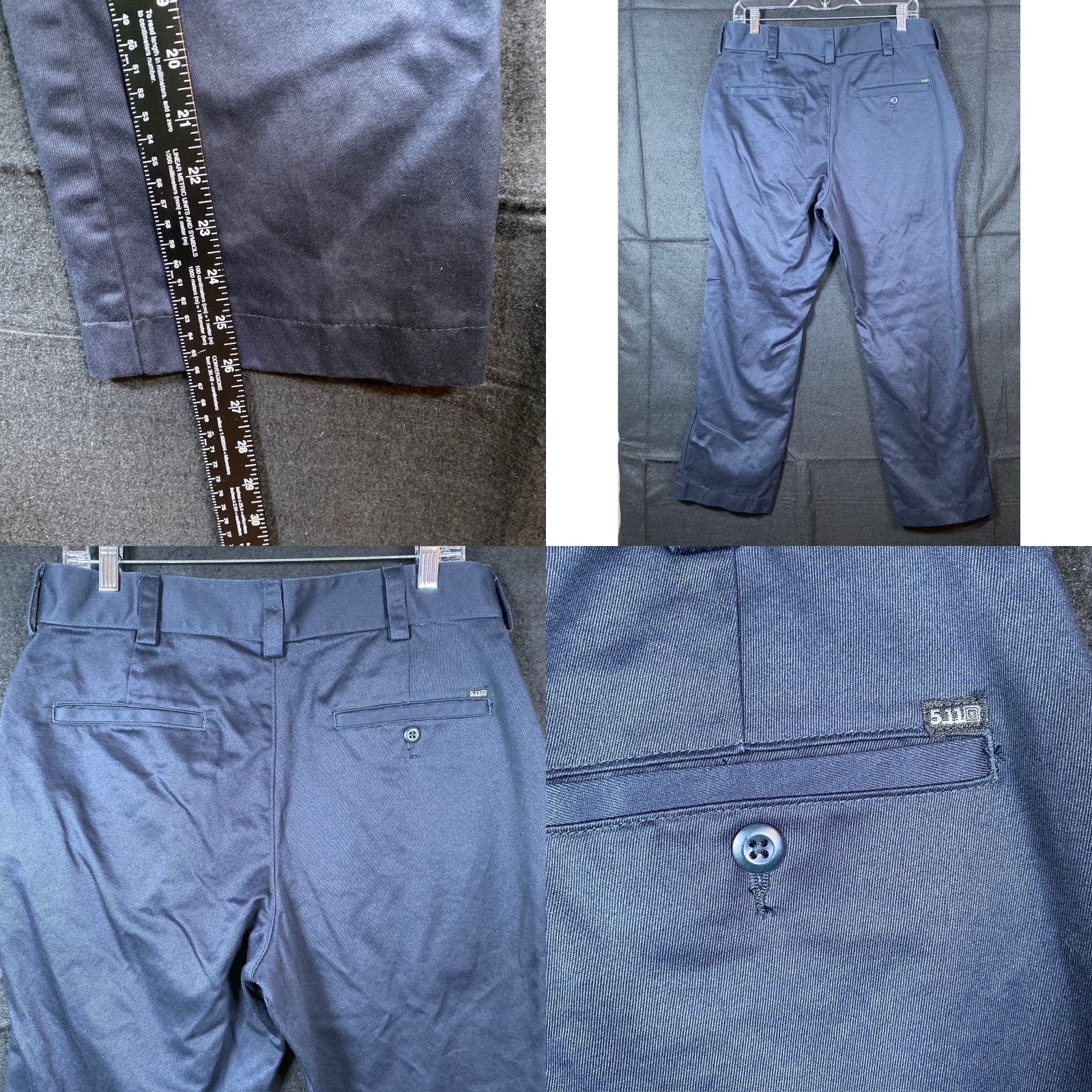 Vintage 5.11 Tactical Series Mens Pants Navy Blue Utility Workwear Stretch 34 Size US 34 / EU 50 - 8 Thumbnail