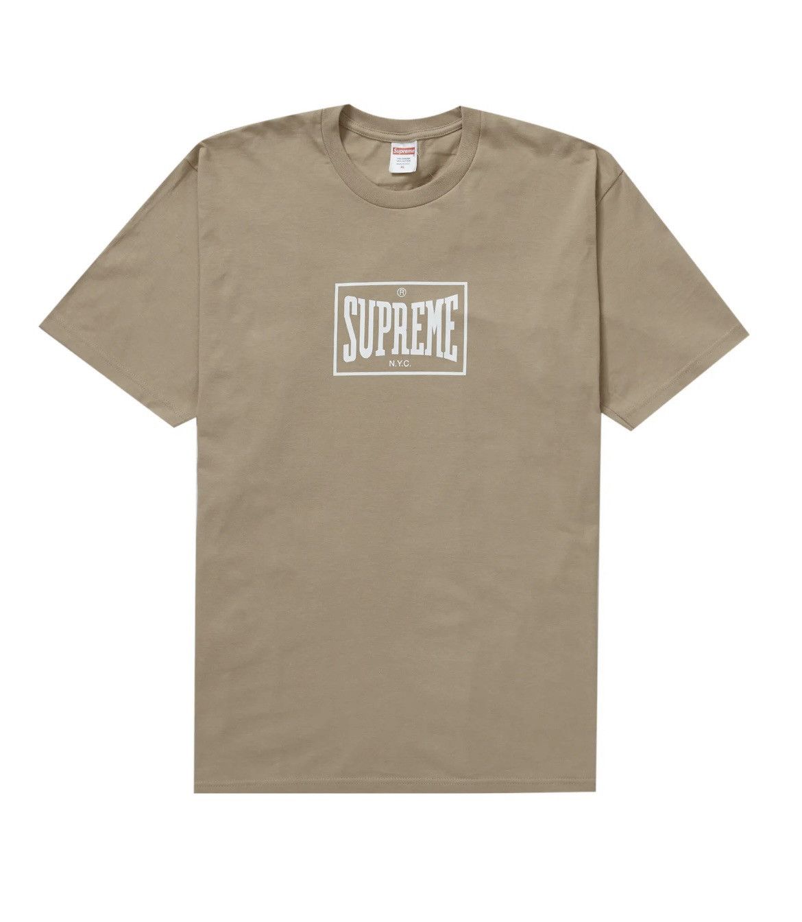 image of Supreme Everlast Tee in Khaki, Men's (Size XL)